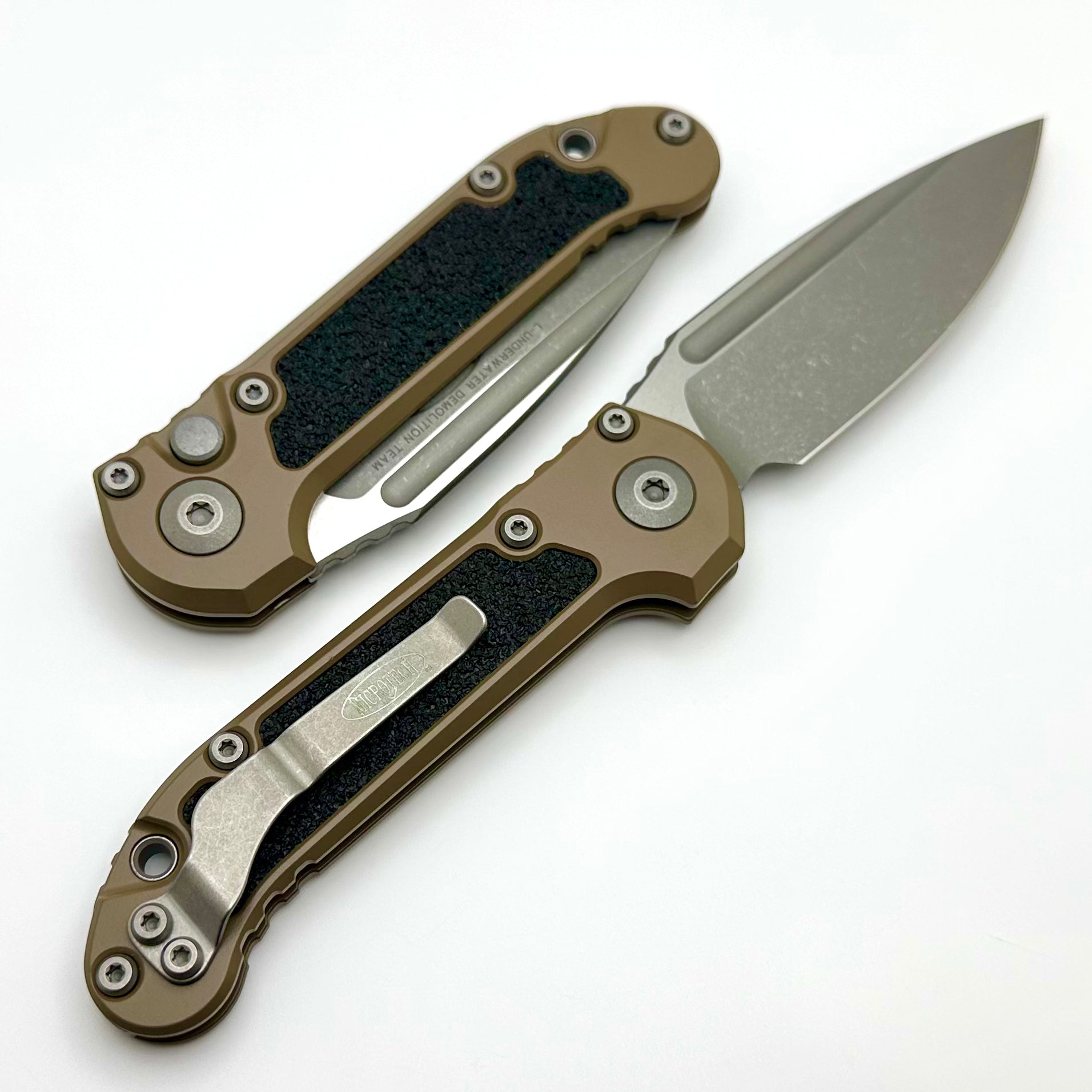 Microtech LUDT Gen III Apocalyptic Drop Point Knife - Dark Earth Cerakote (NCB Exclusive)