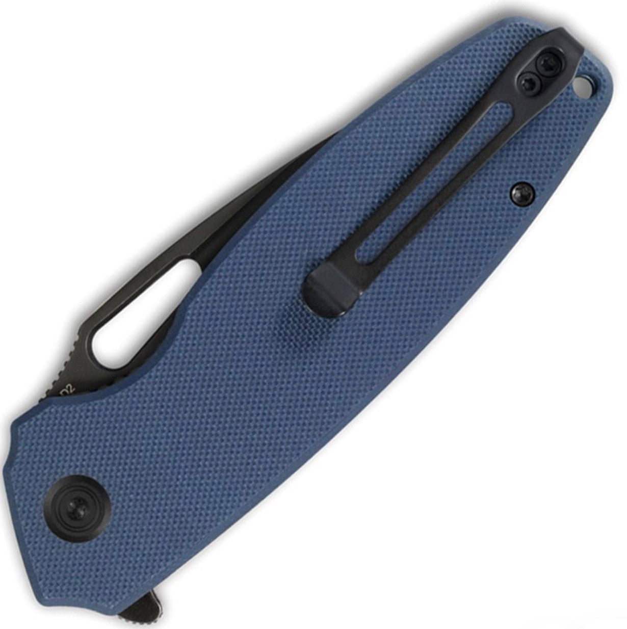 Kubey Tityus Ultimate EDC Knife - Blue G-10 Handle & Black D2 Blade