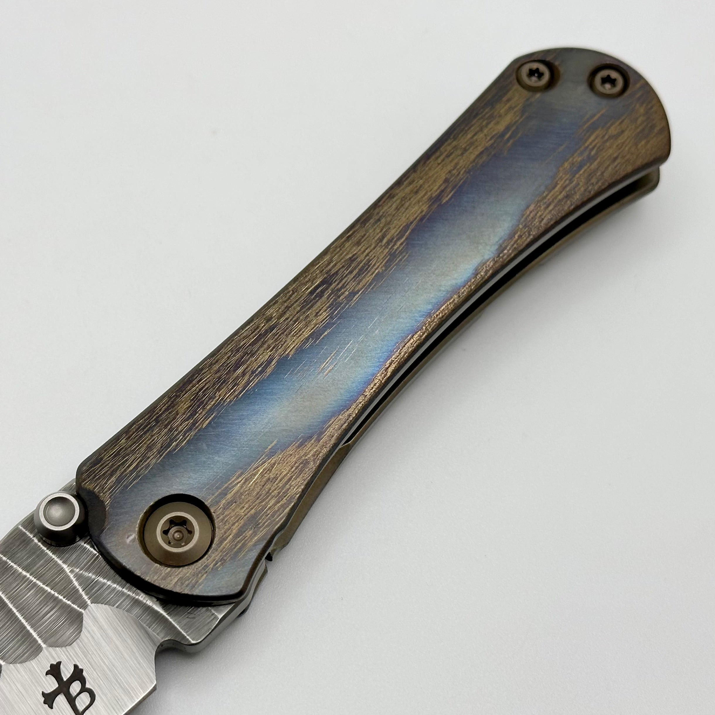 Borka Blades Premium SBDP Rocker M390 with Cosmic Scales - Ultimate EDC Knife