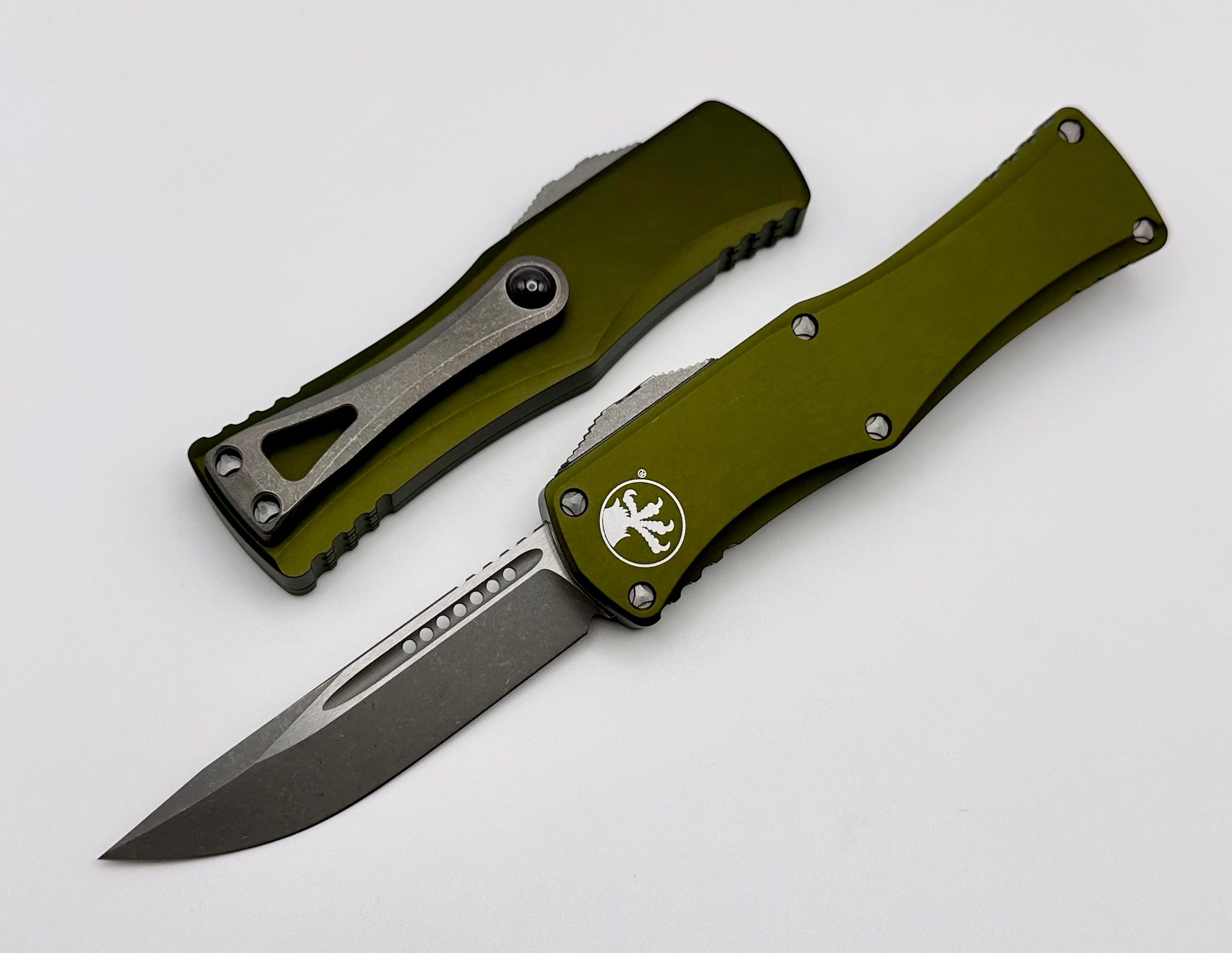 Microtech Hera Apocalyptic Premium Folding Knife - OD Green