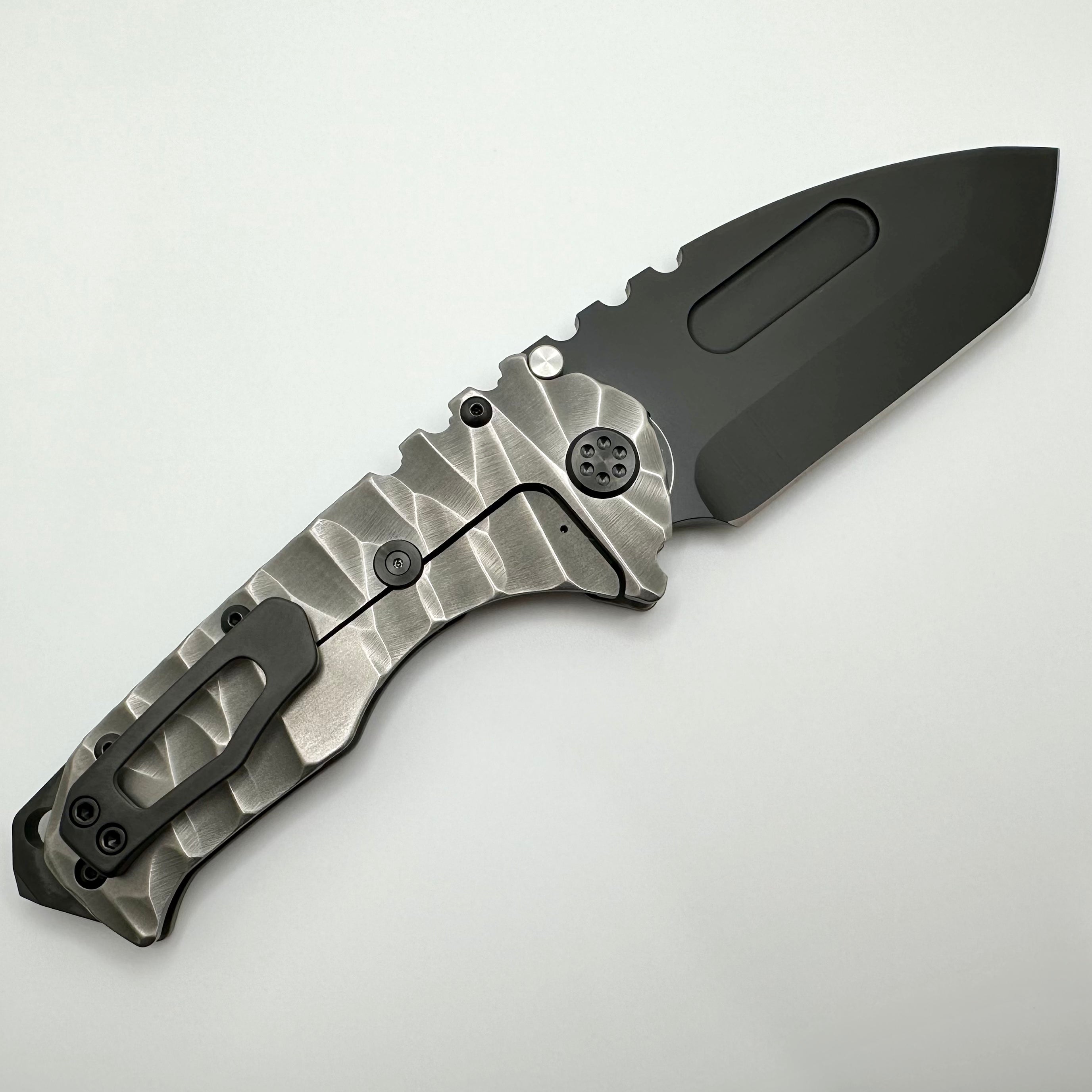 Medford Knife Praetorian T Predator - Premium Tactical Folding Knife with PVD Hardware & S35VN Tanto Blade