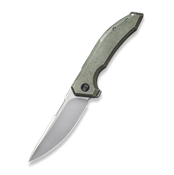 Premium WE Knife Quixotic: Green Titanium Handle & CPM 20CV Blade