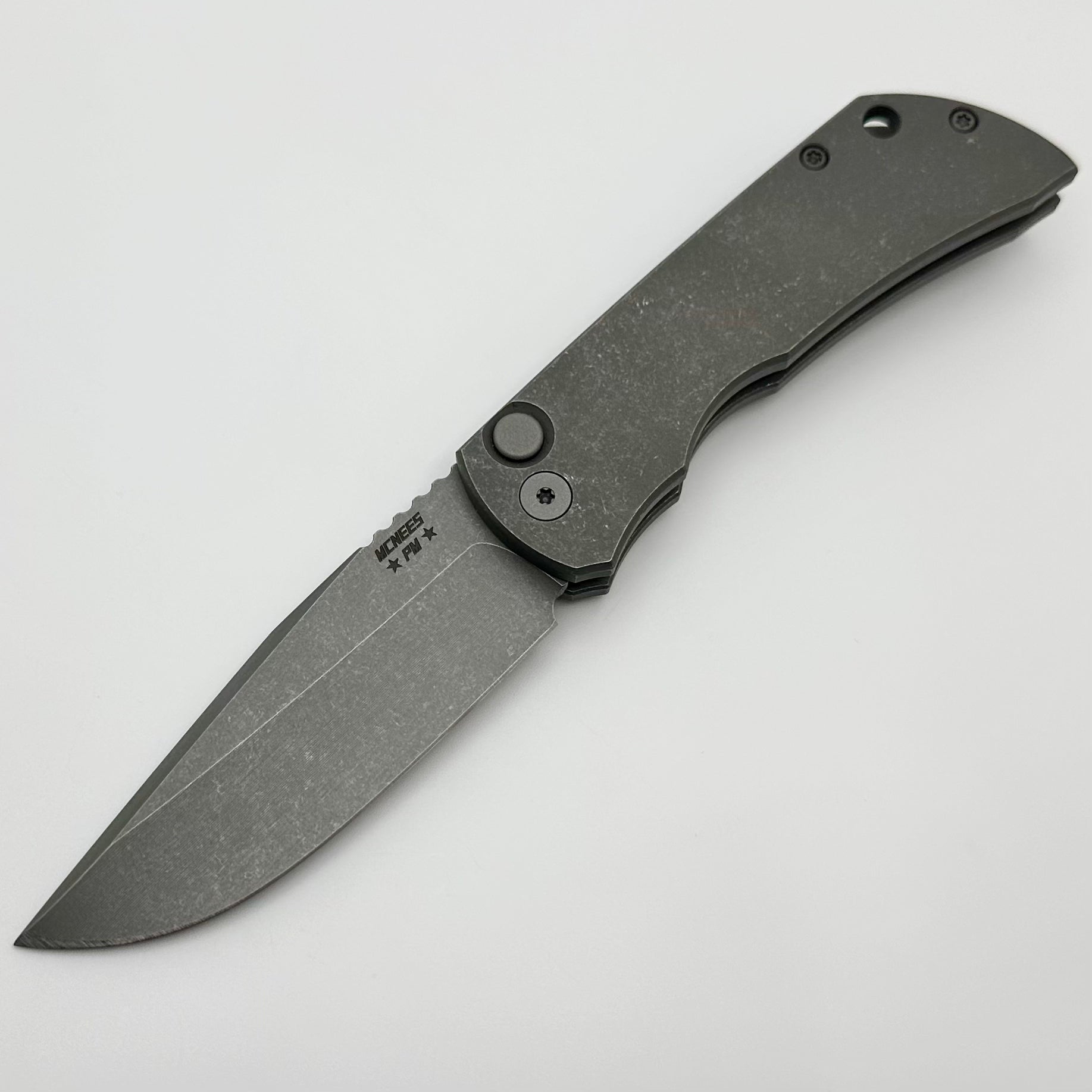 McNees PM Mac 2 Full Titanium Auto Atomic & MagnaCut - Premium EDC Knife