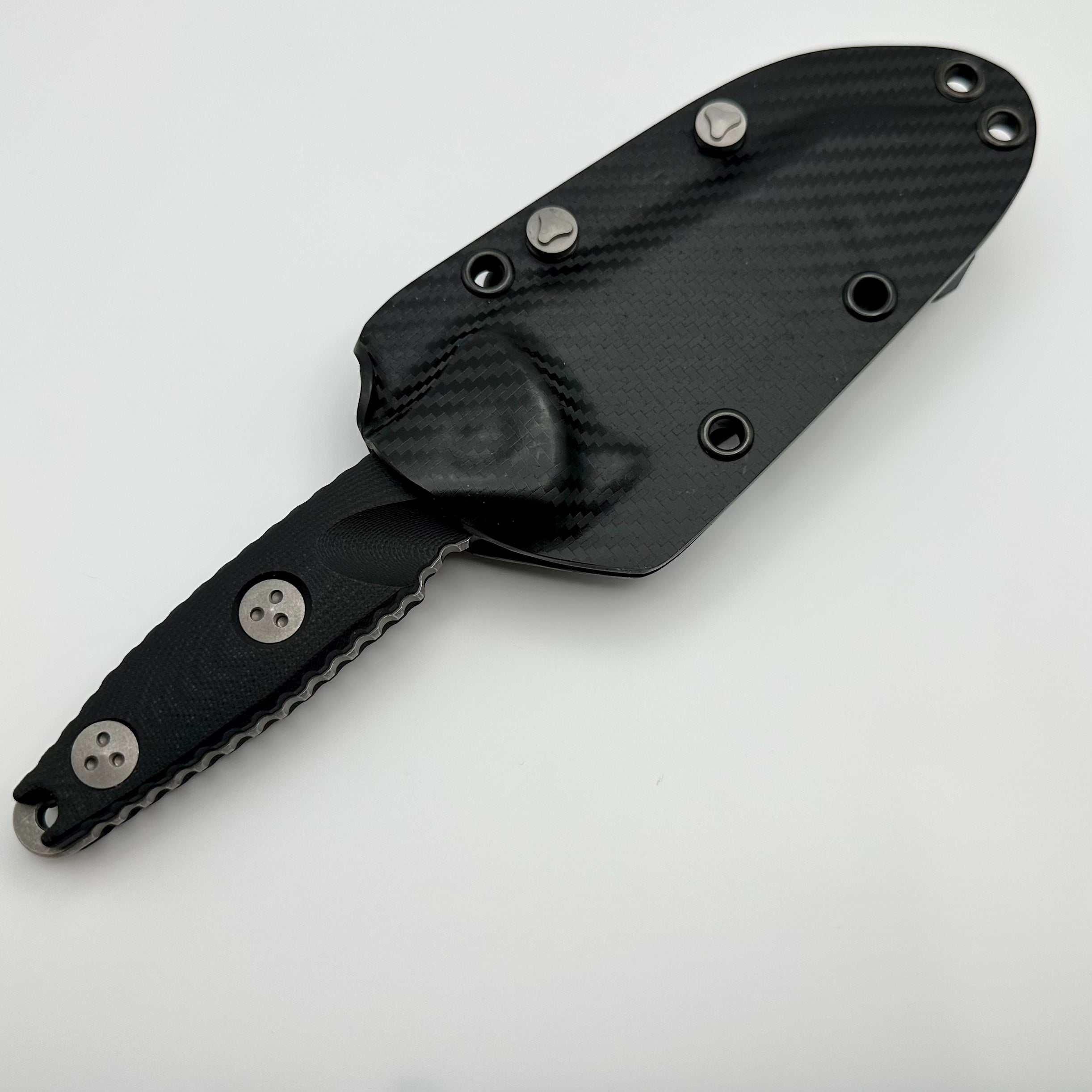 Microtech Socom Alpha Mini Tactical Knife - Premium Apocalyptic Full Serrated Blade