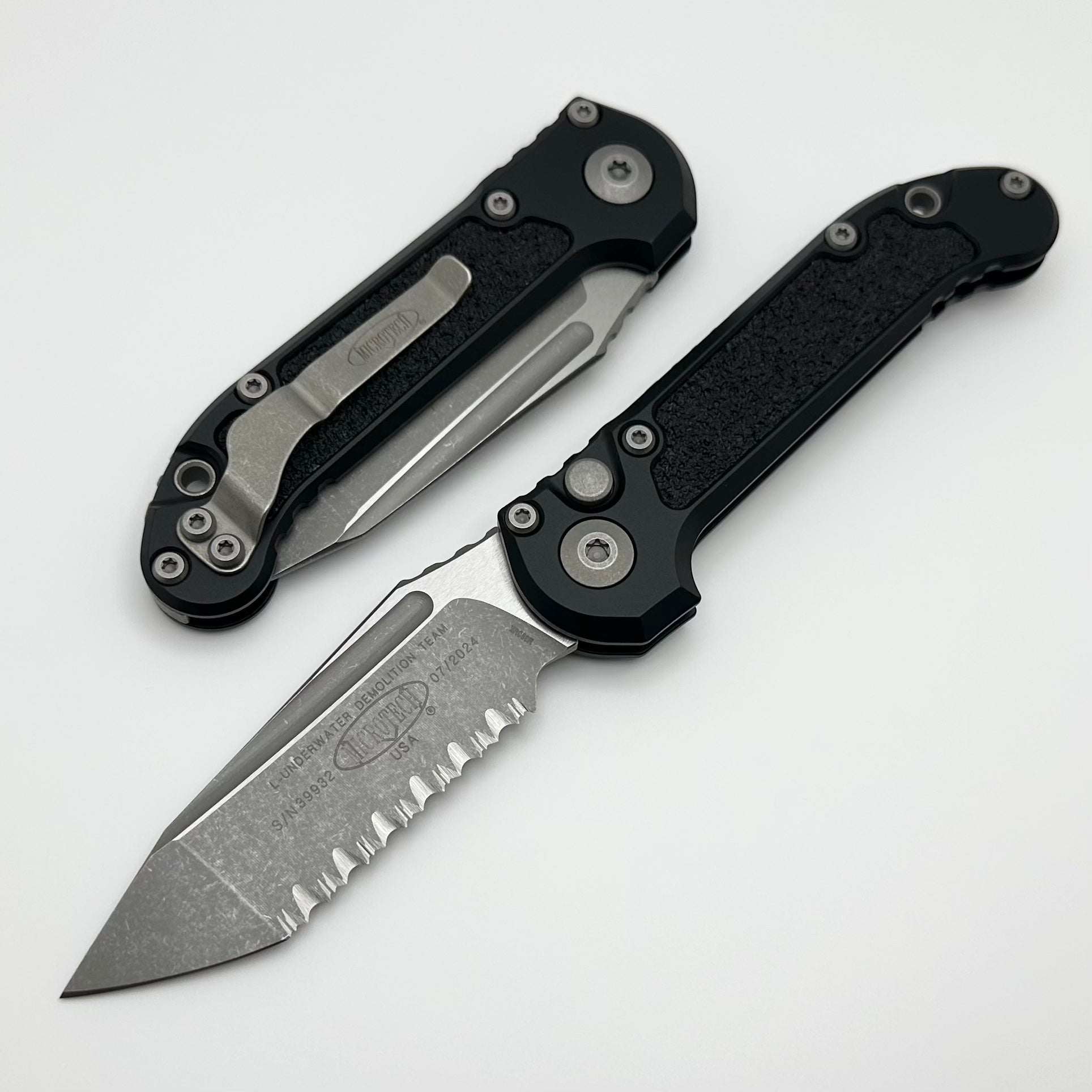 Microtech Ultimate LUDT Gen III Apocalyptic Tanto Knife - Black Handle