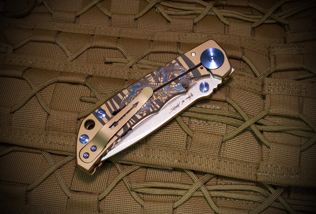 Spartan Blades Harsey Folder 2022 Special Edition Dragon - Premium EDC Knife