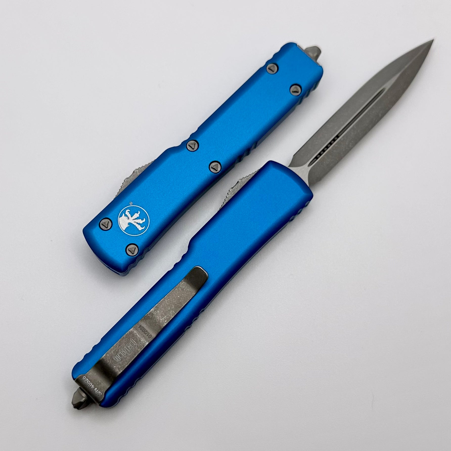 Microtech UTX-70 MagnaCut Apocalyptic Blue – Compact Tactical Knife