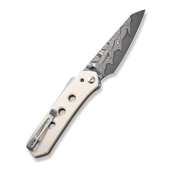 Civivi Vision FG Premium Ivory G-10 & Damascus Folding Knife