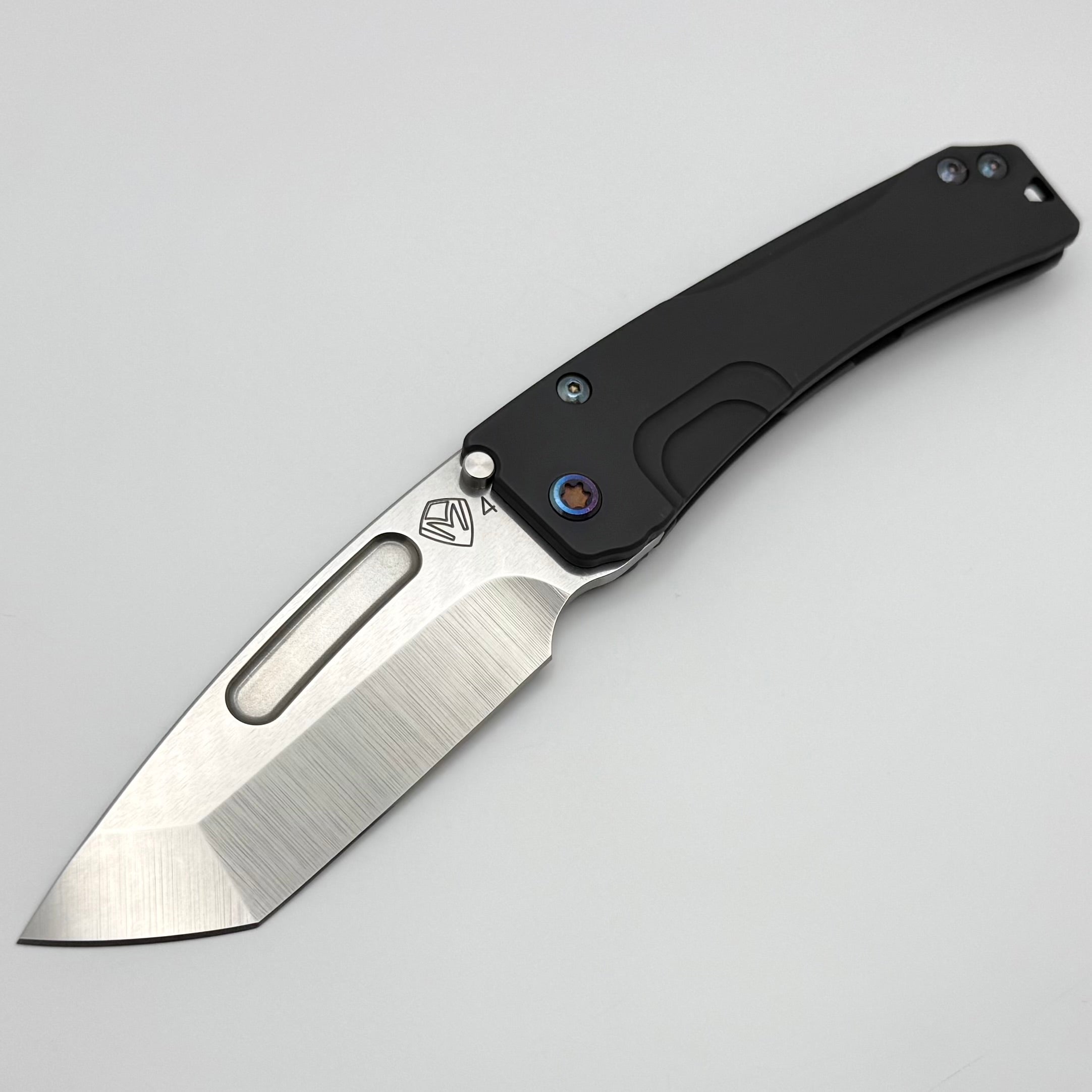 Premium Medford Slim Midi EDC Knife - Tanto Blade with Flamed Hardware