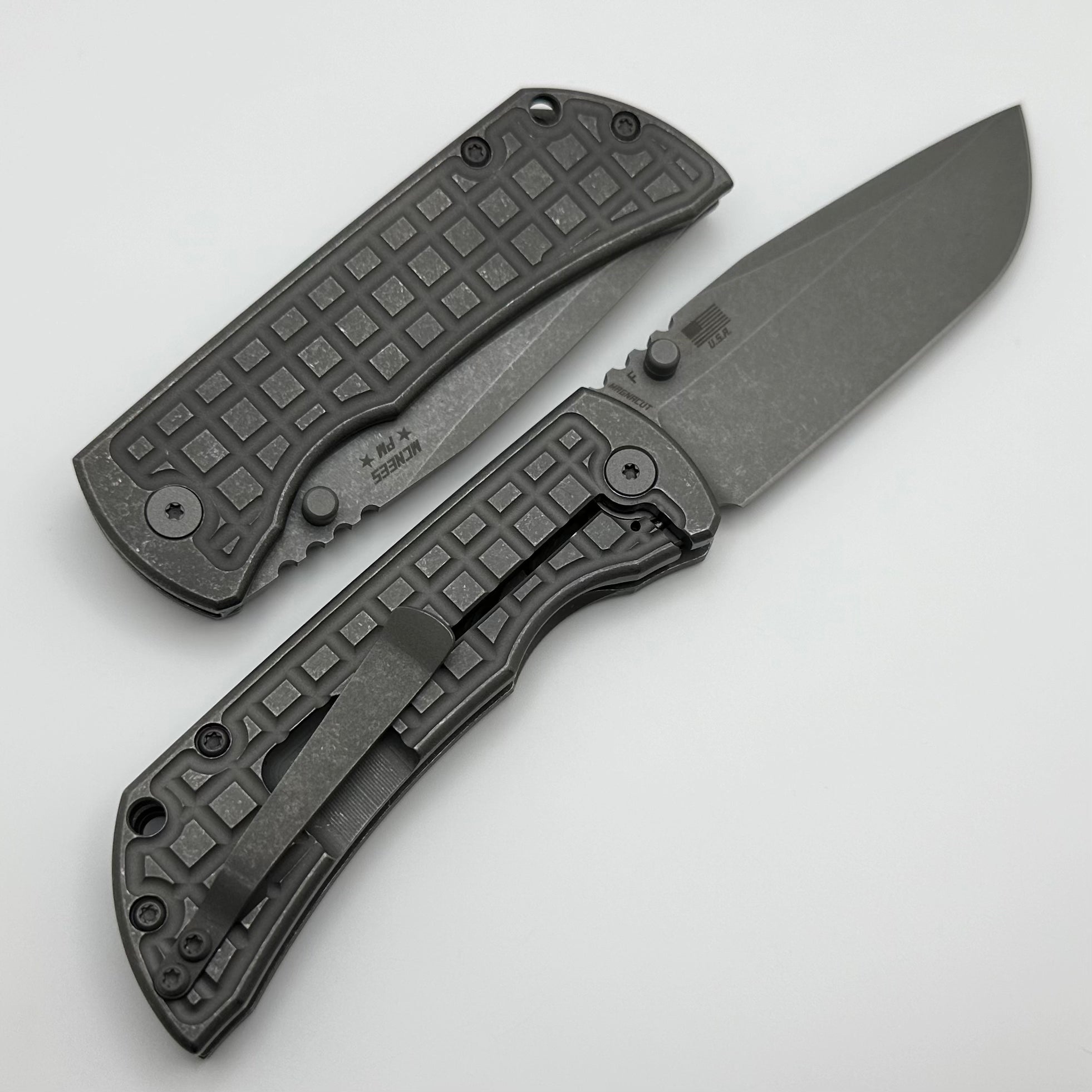 McNees Premium Machined MAC 2 3.5 Gen 2 Tactical Knife with MagnaCut Blade