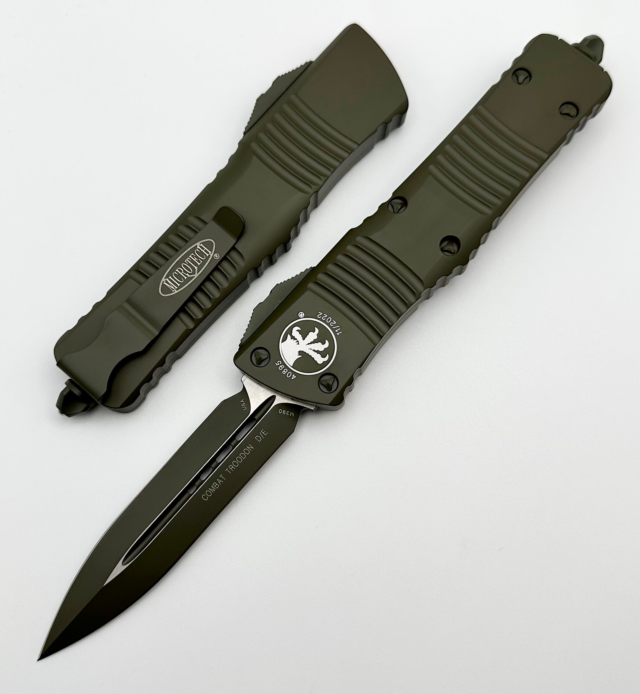 Microtech Combat Troodon OD Green Cerakote - Premium Tactical OTF Knife