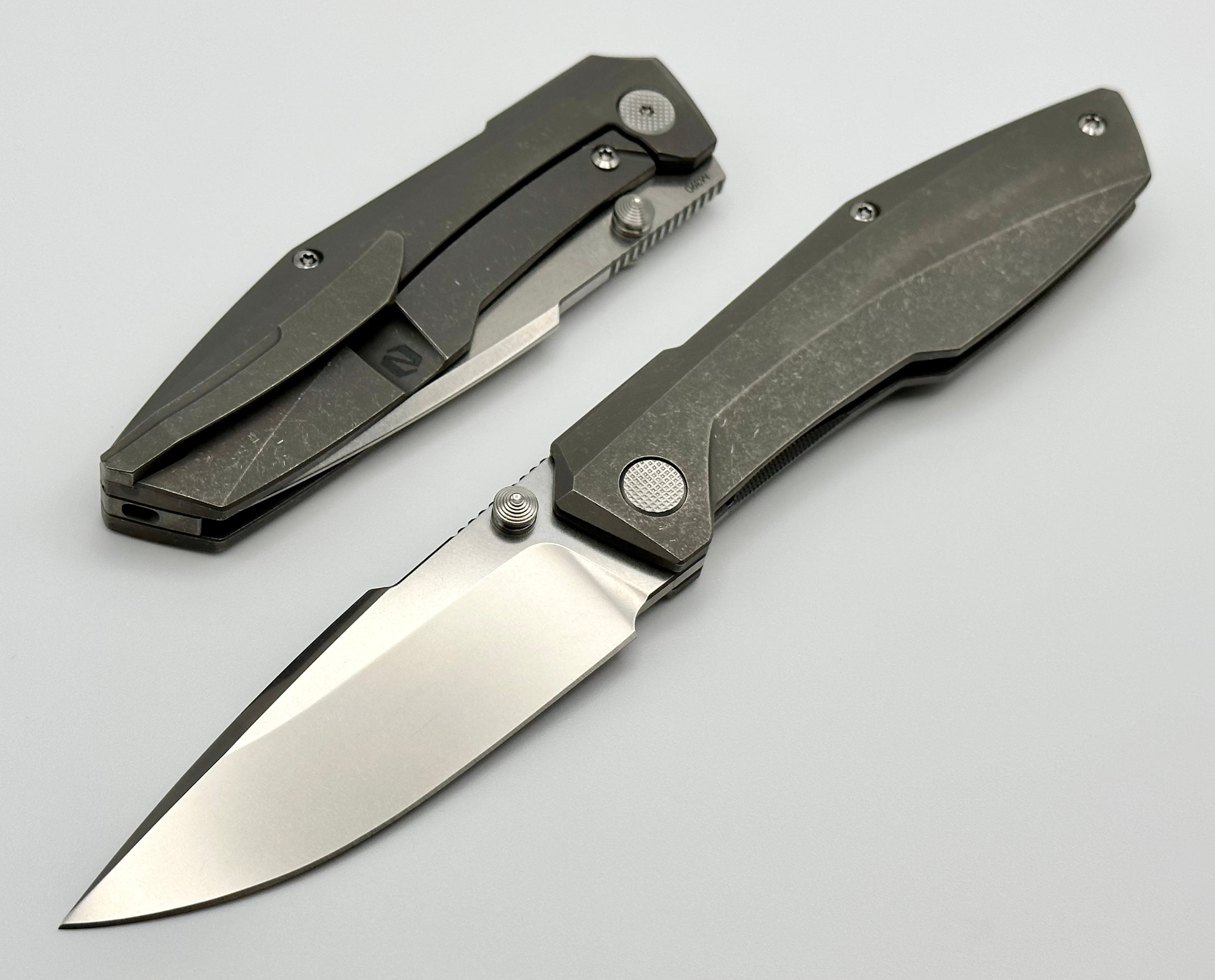 Null Knives Raiden Ultimate EDC Knife - M390 Titanium Dark Stonewashed