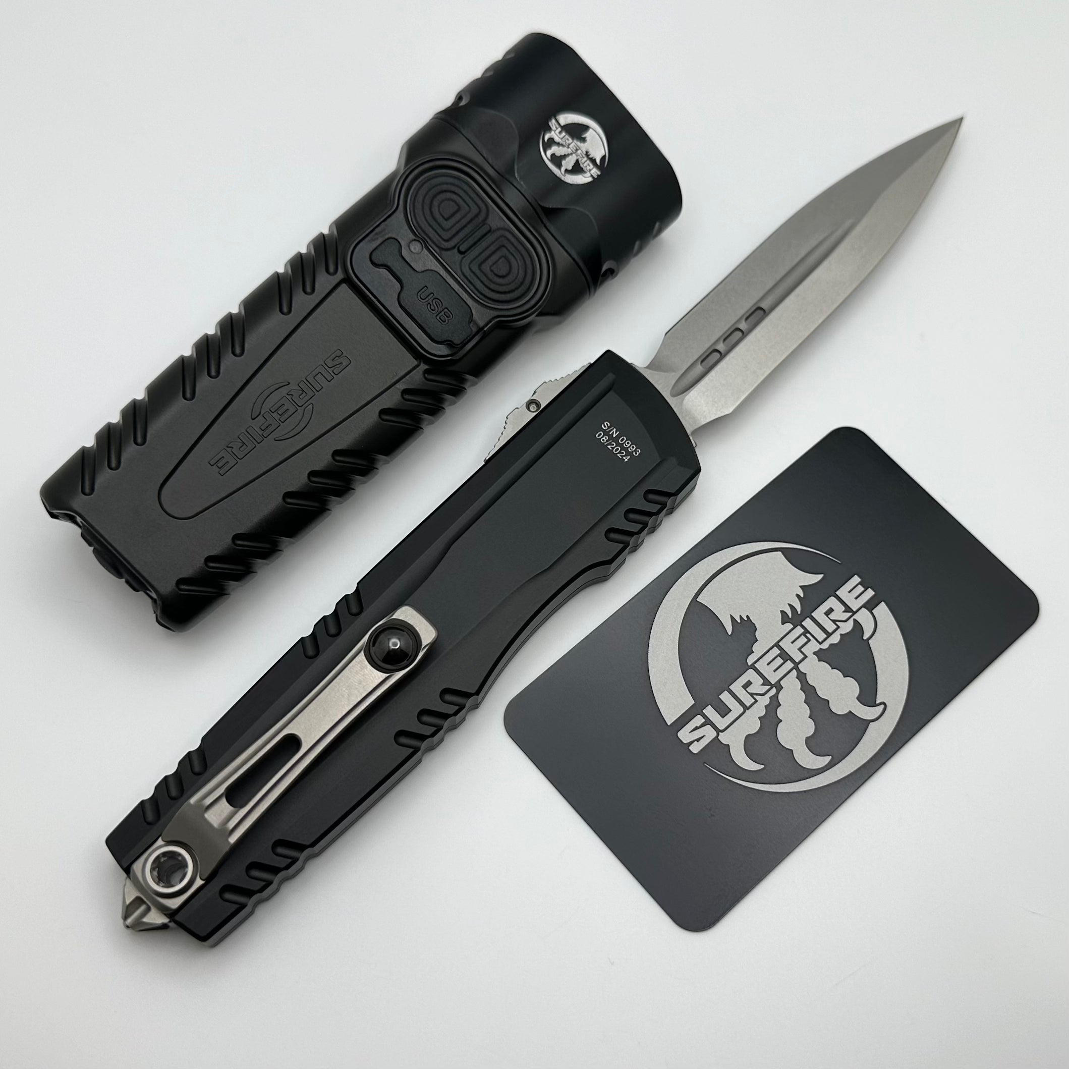 Premium Microtech Luminary & Surefire Stiletto Pro II Ultimate Combo Set