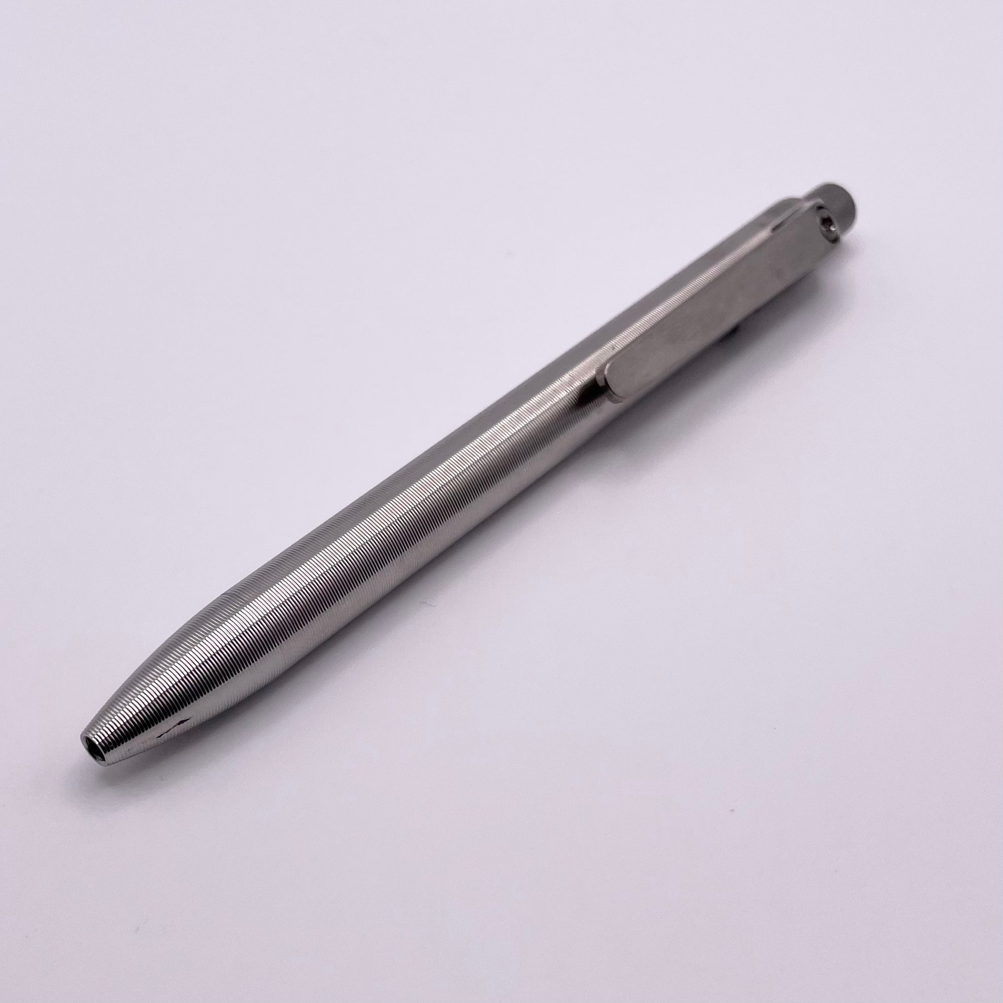 Premium Tactile Turn Titanium Slim Side Click Pen Mini 4.6 - Pre-Owned Elegance