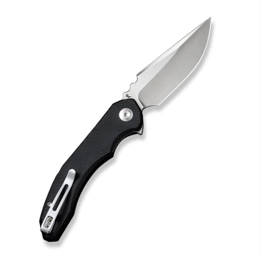 Civivi Bluetick Flipper Knife - Premium Black G-10 Handle & Satin 14C28N Blade