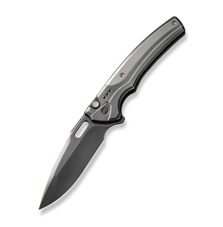 Premium WE Knife Exciton: Polished Gray Titanium & 20CV Blade - Limited Edition