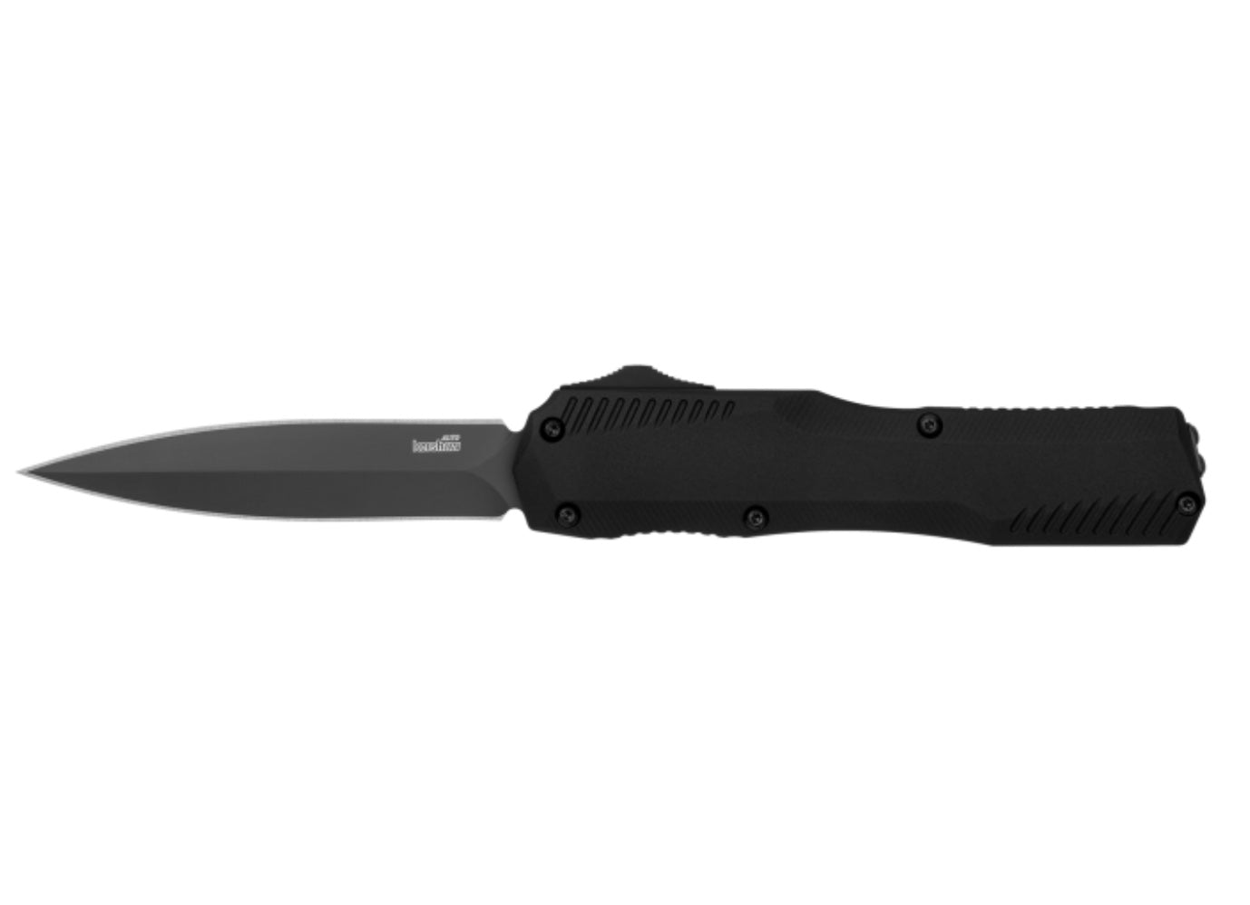 Kershaw Livewire Black Aluminum Double Edge Automatic Knife - Premium MagnaCut Blade