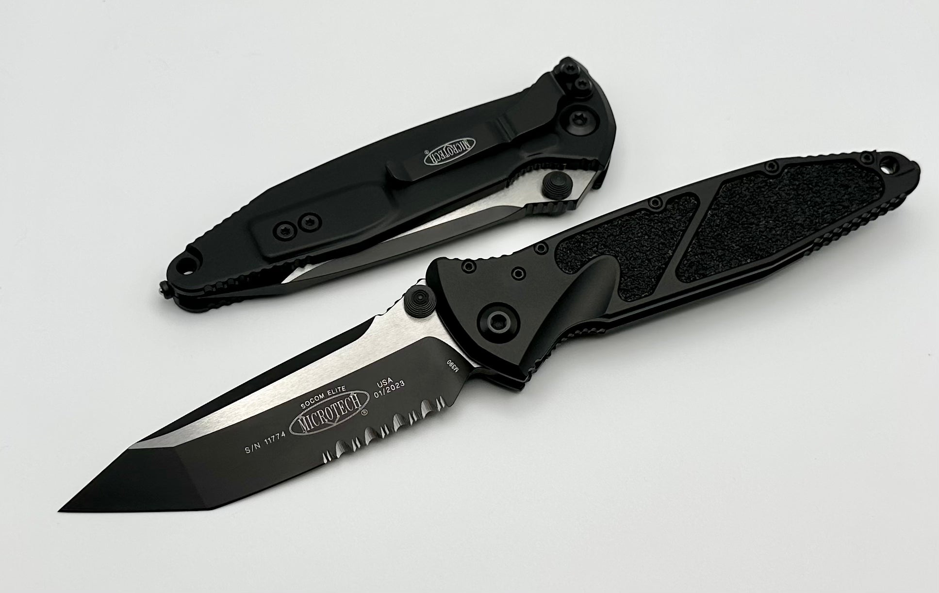 Microtech Socom Elite Tanto Edge Tactical Knife - Premium Manual Folding Utility Tool