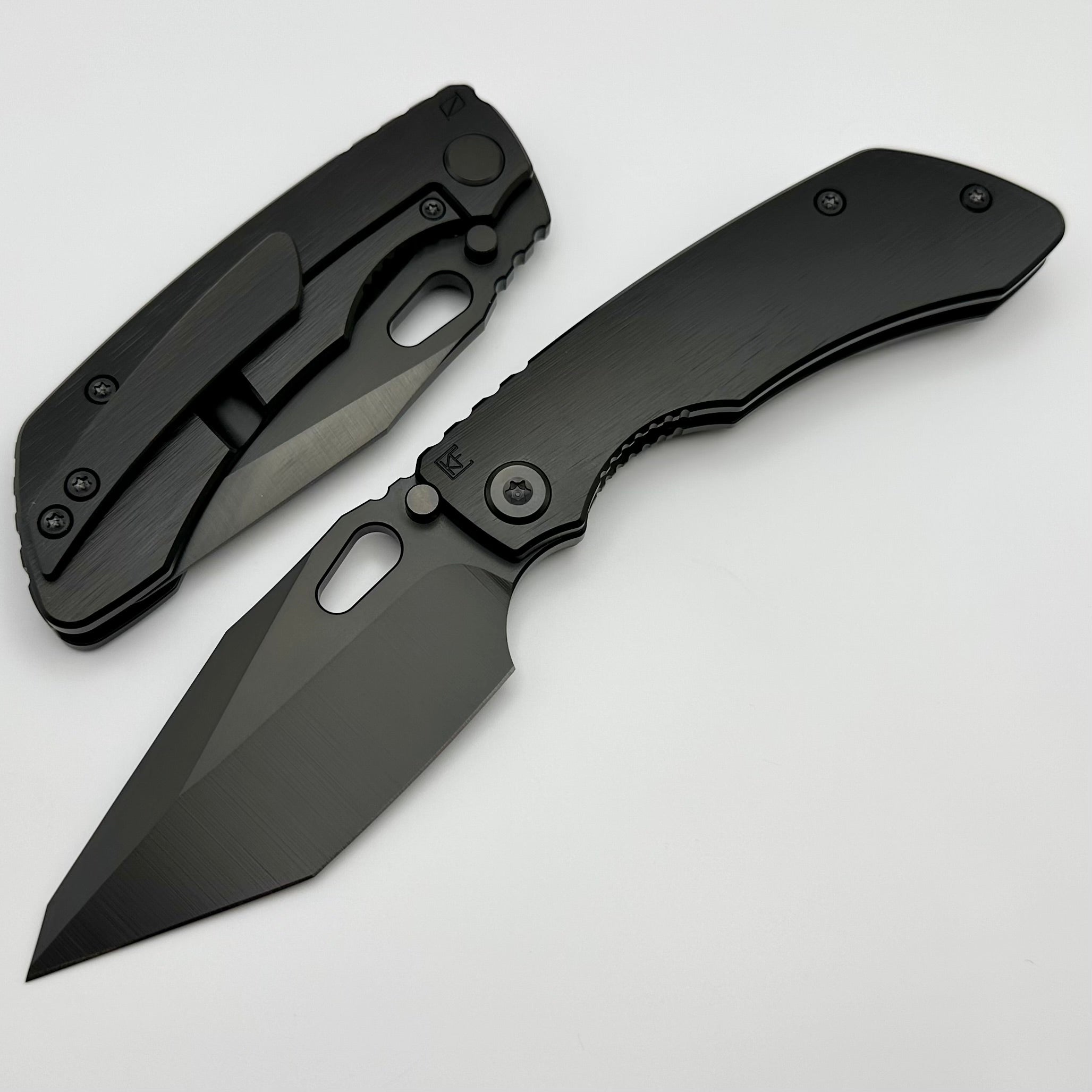 Custom Knife Factory Rotten Evo T Barked DLC - Premium Tactical Knife with DLC S90V Steel