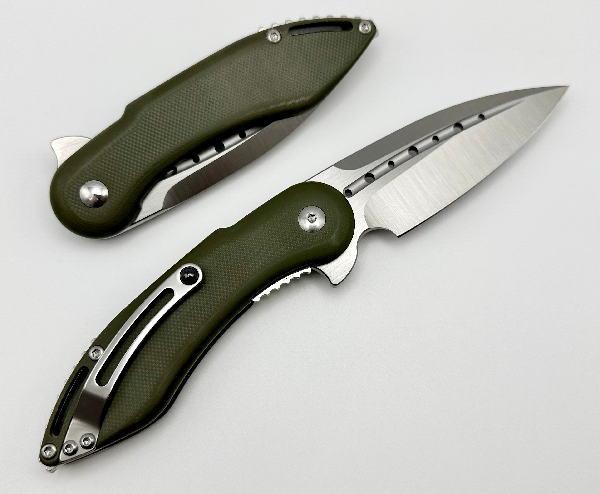 Premium Begg Knives Mini Glimpse OD G-10 & D2 - Ultimate EDC Companion