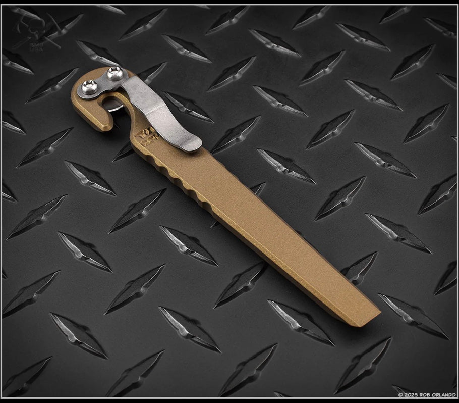 RMJ Tusk Ultimate Pocket Prybar with Burnt Bronze Cerakote Finish