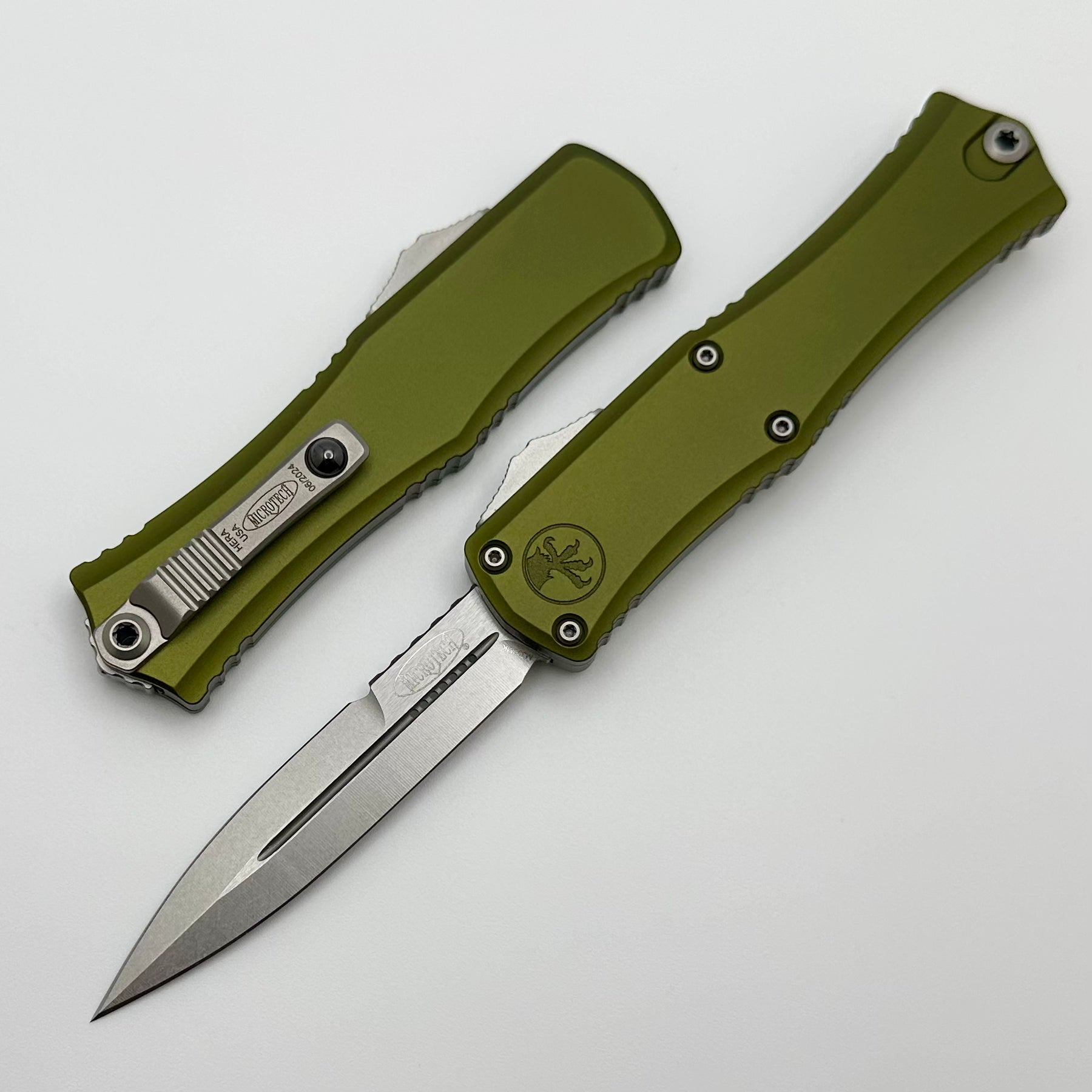 Microtech Mini Hera Stonewash Bayonet M390MK | Premium EDC Knife