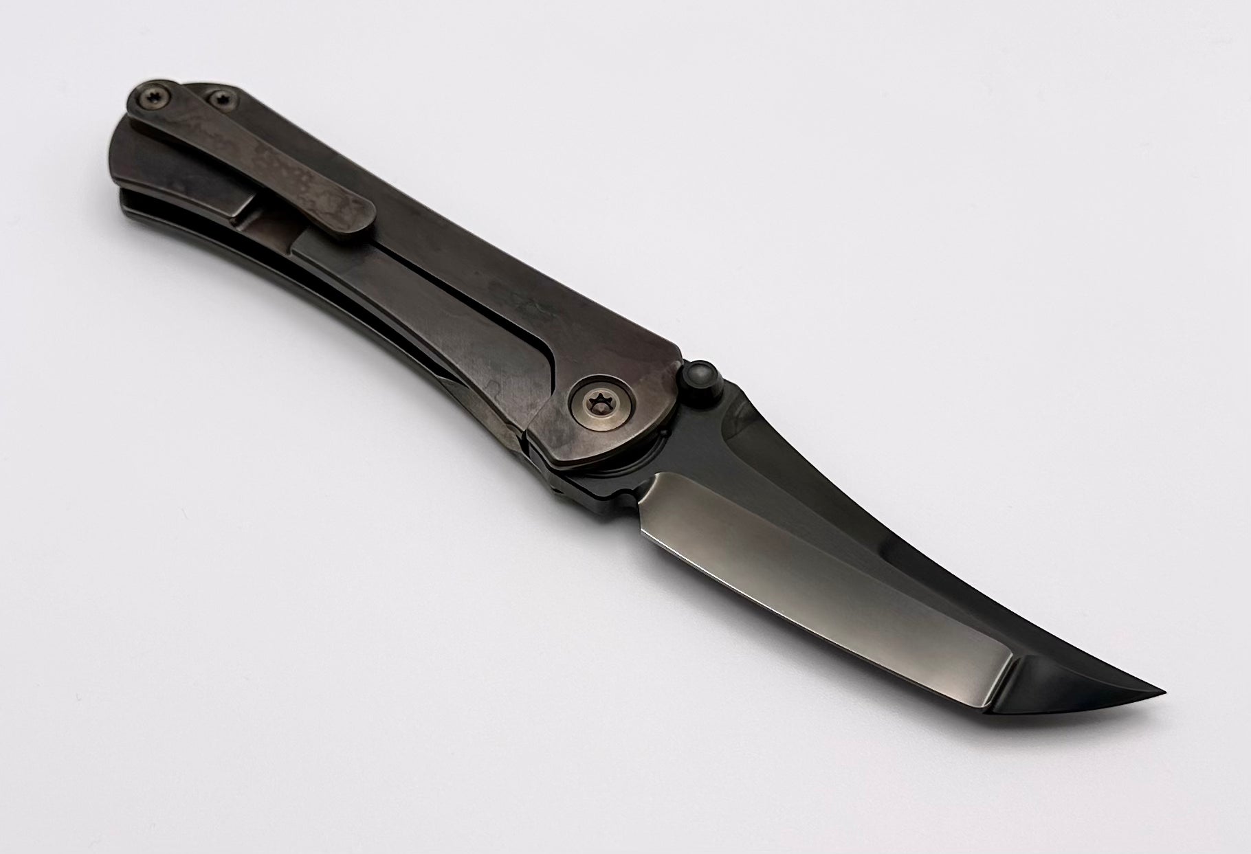 Marfione Custom & Borka Blades SBHF - Ultimate Tactical Knife with M390 Blade & Bulletproof Frag Scales