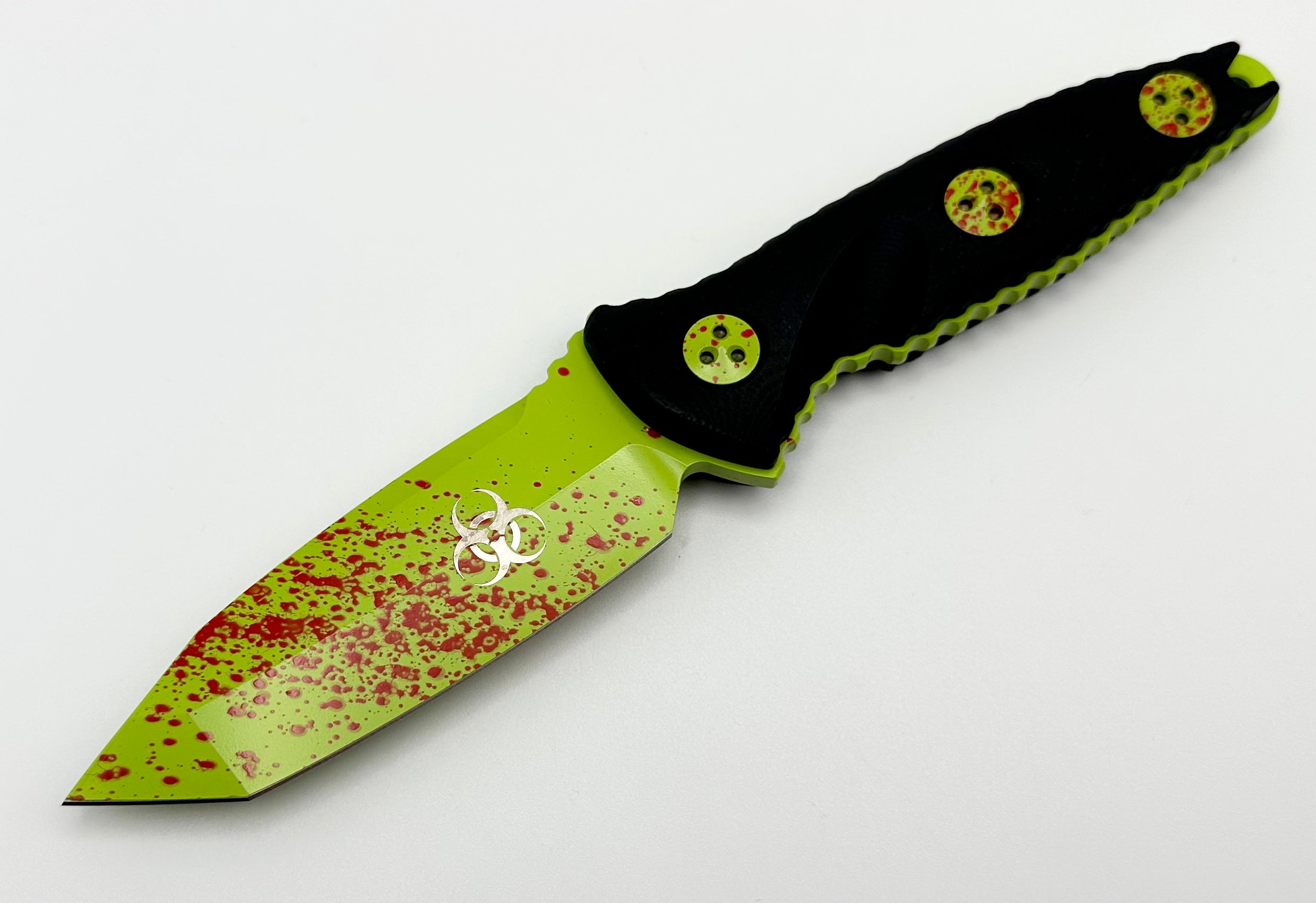 Premium Microtech Socom Alpha Mini Tanto Zombie Tech - Ultimate Tactical Knife