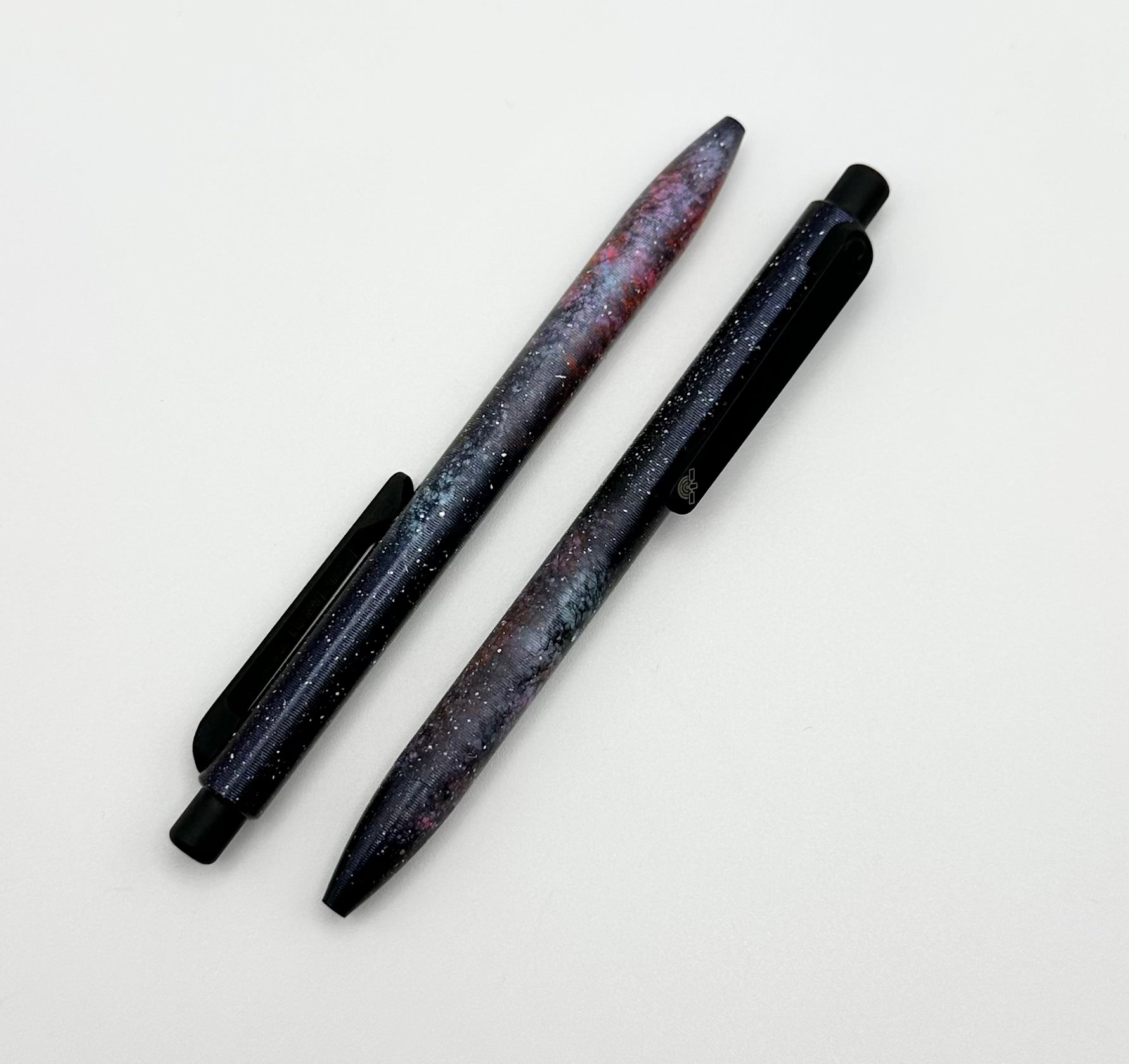 Premium Titanium Deep Space Slim Side Click Pen Mini 4.6 - Limited Edition