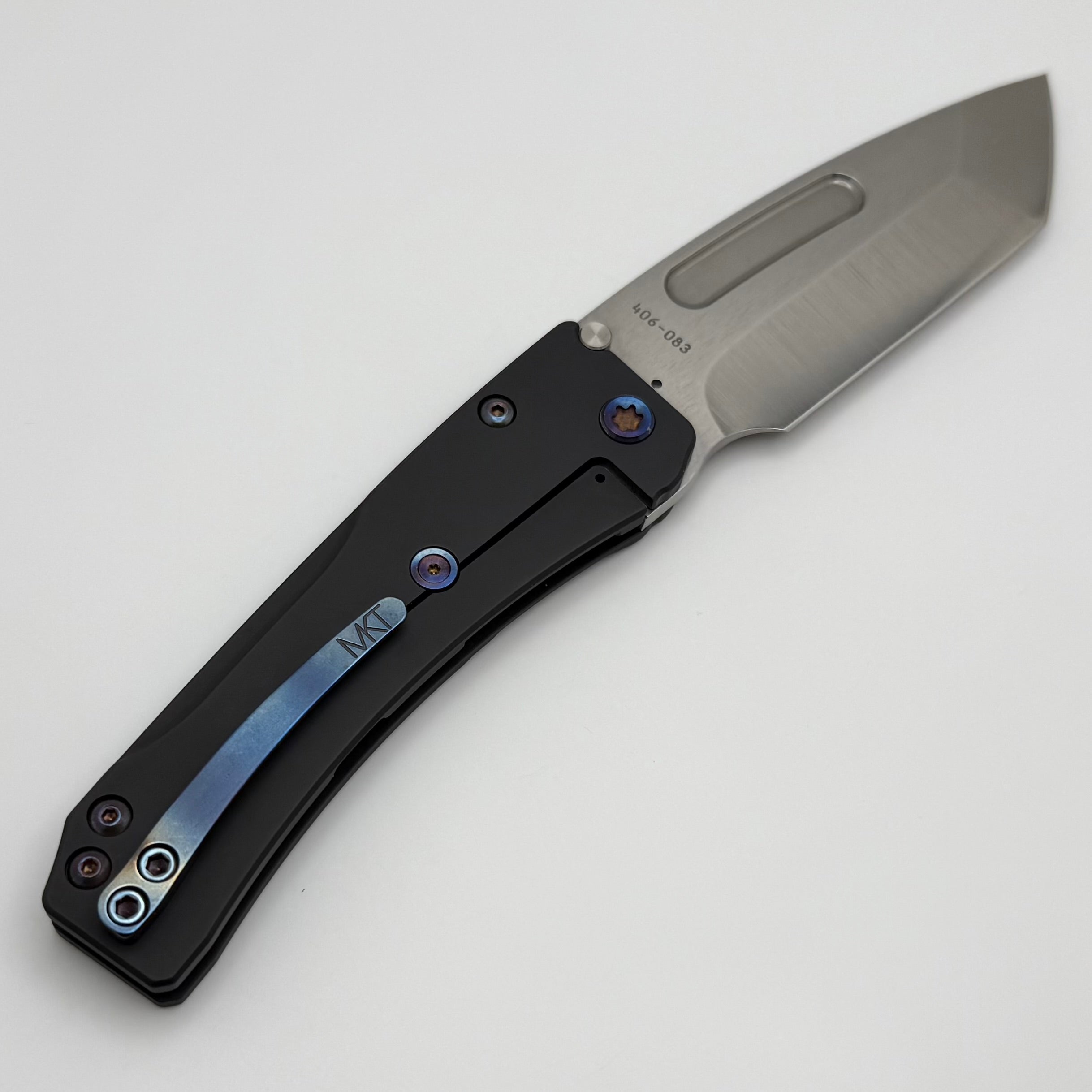 Premium Medford Slim Midi EDC Knife - Tanto Blade with Flamed Hardware