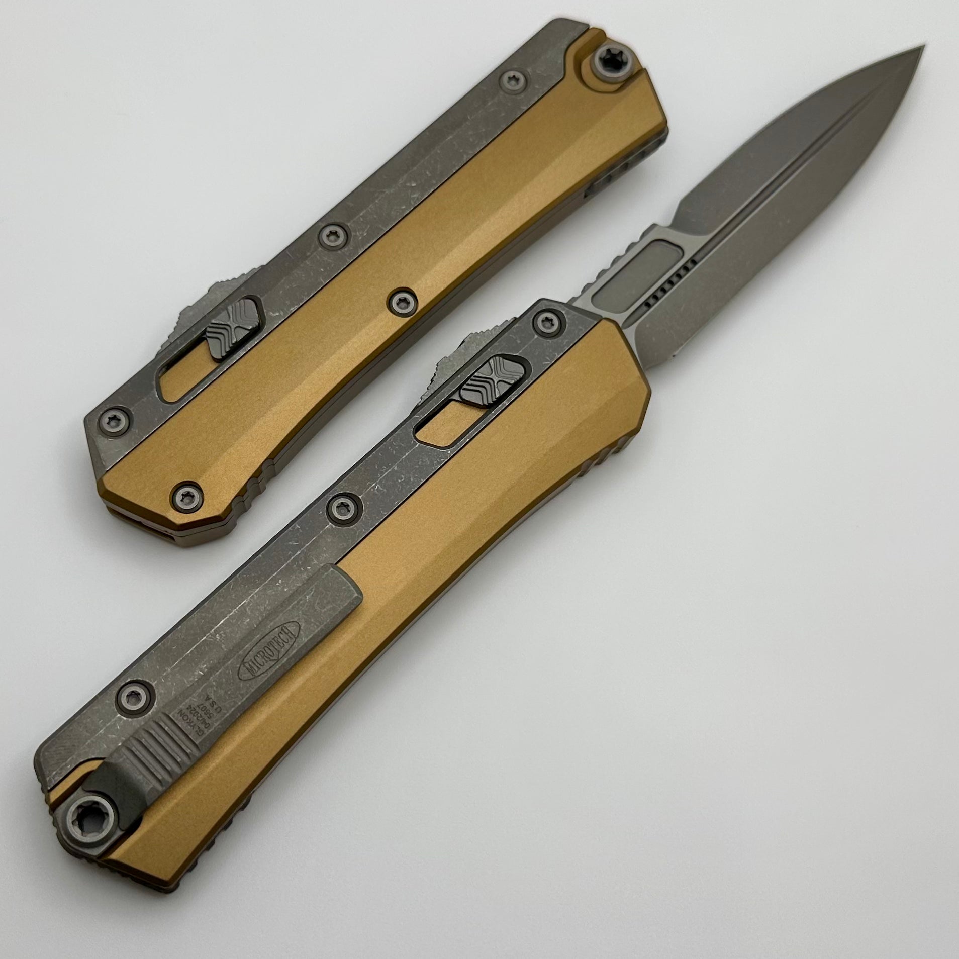 Microtech Glykon Apocalyptic Standard Bayonet - Premium Tactical Knife with Tan Handle