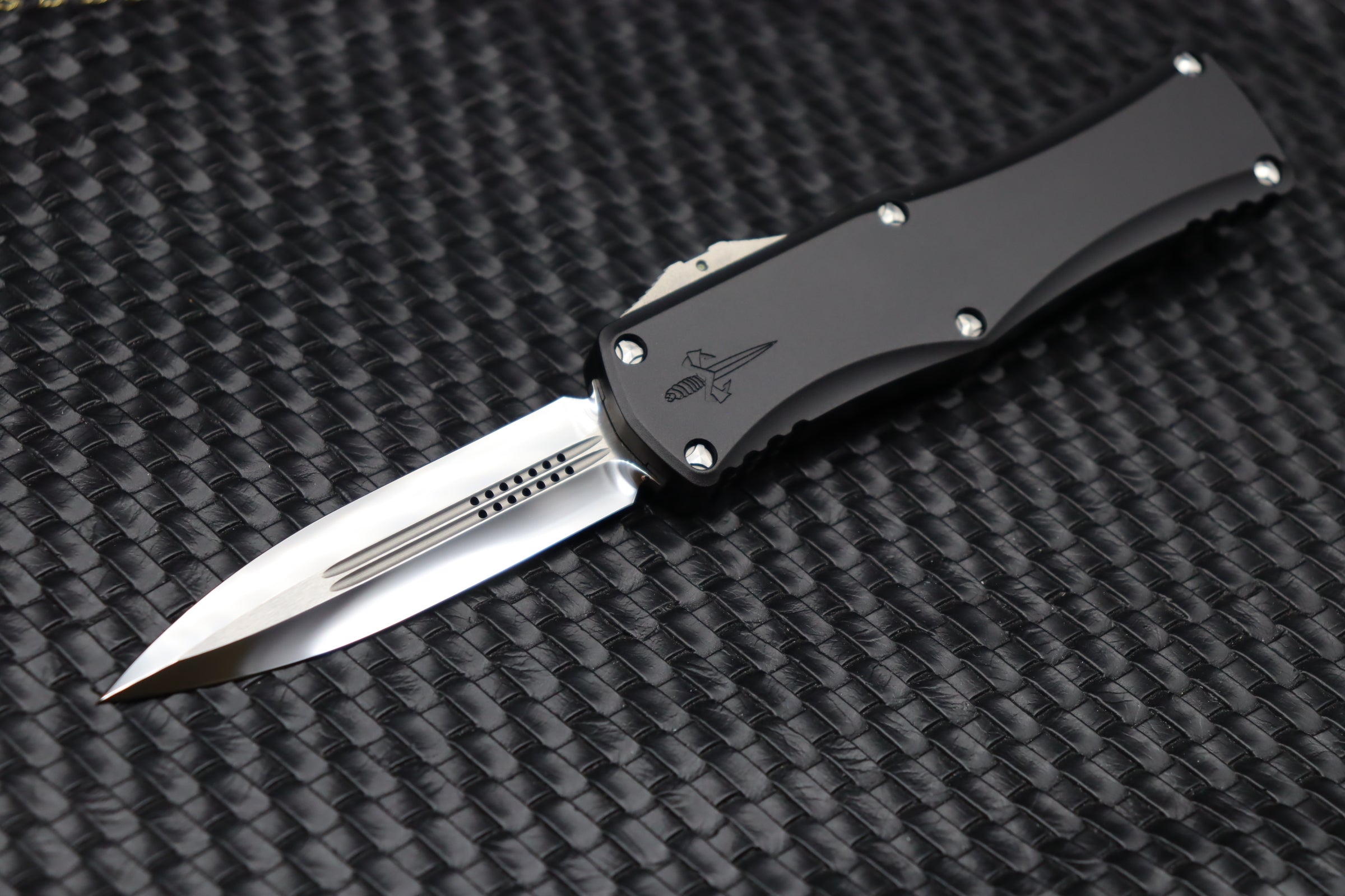 Premium Marfione Hera Tactical Knife - Mirror Polish M390 Blade & Black Anodized Handle