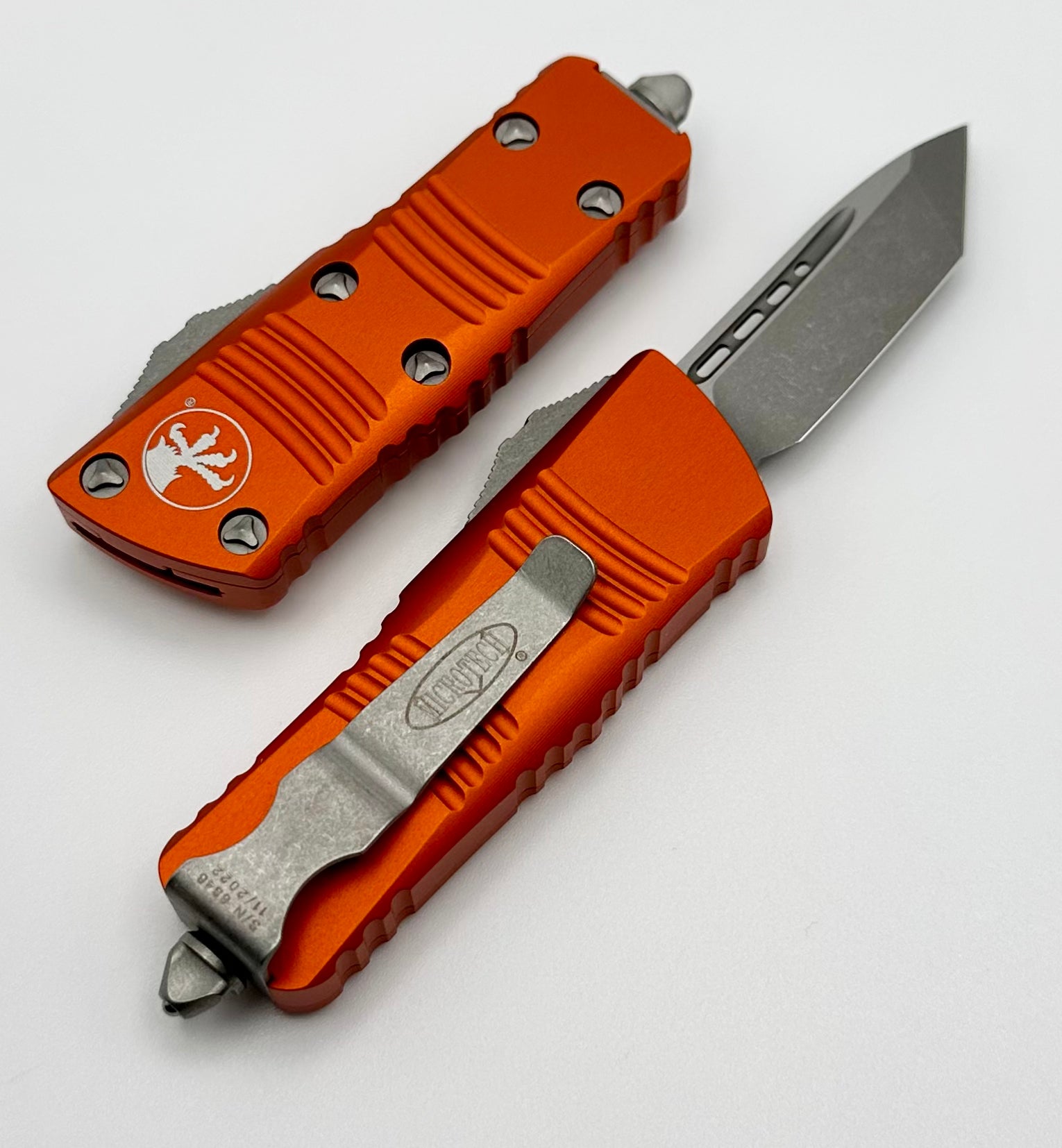 Microtech Troodon Mini Apocalyptic Tanto & Orange 240-10APOR - Premium Everyday Carry Knife