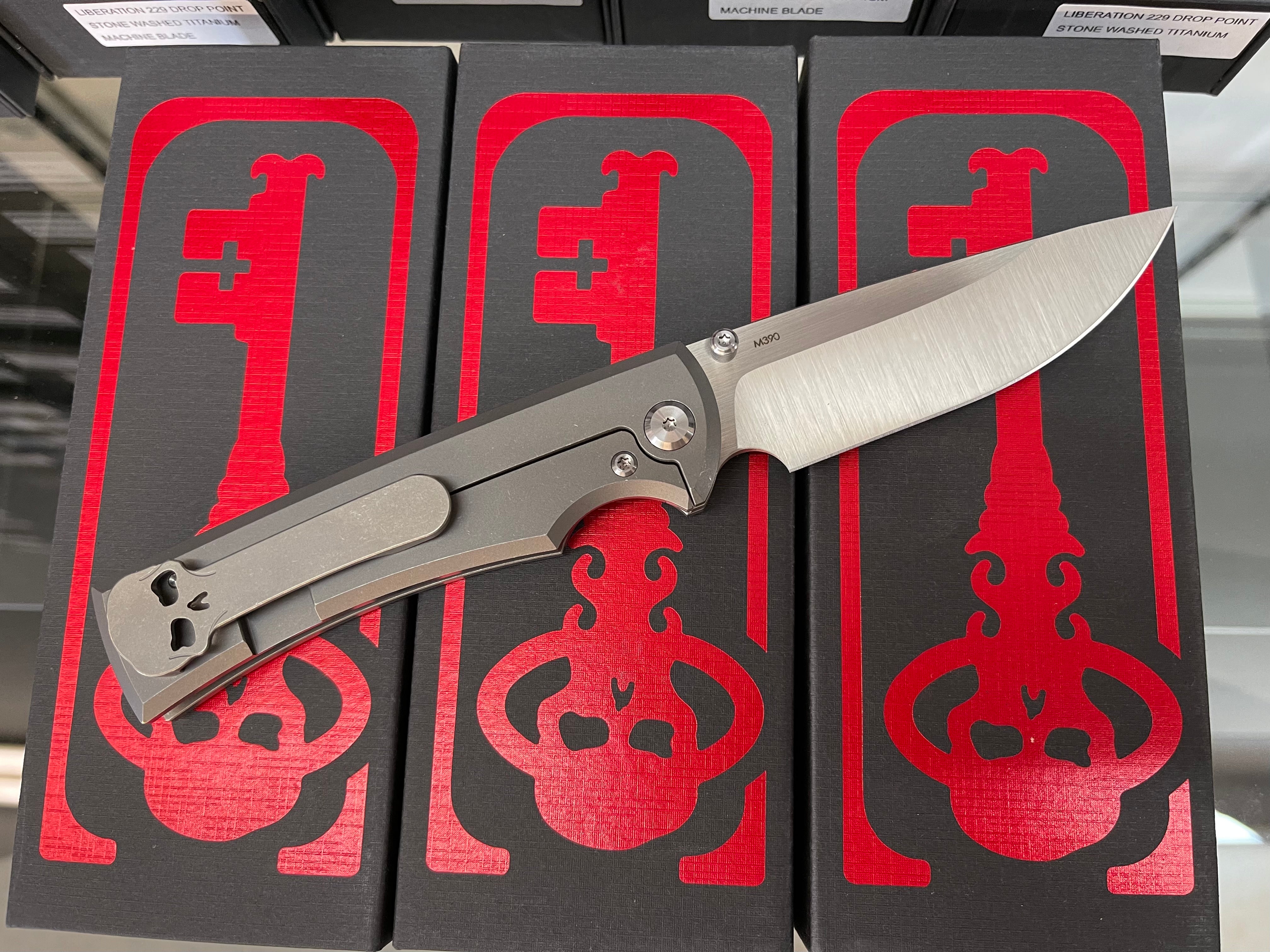 Premium Chaves Knives Liberation 229 Titanium M390 - Ultimate EDC Tool