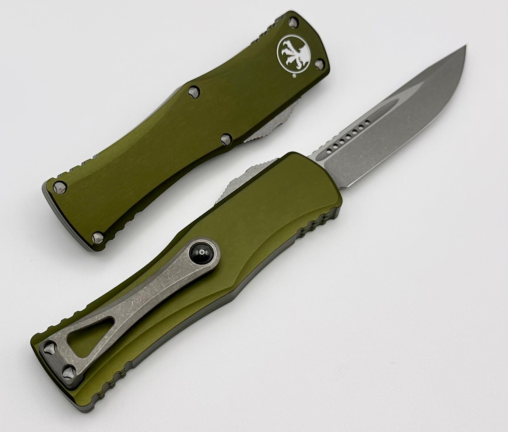 Microtech Hera Apocalyptic Premium Folding Knife - OD Green