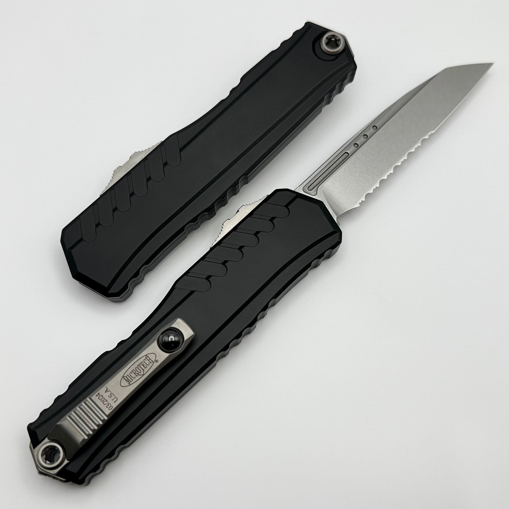 Microtech Cypher II S/E Premium Tactical Knife - Stonewash Finish