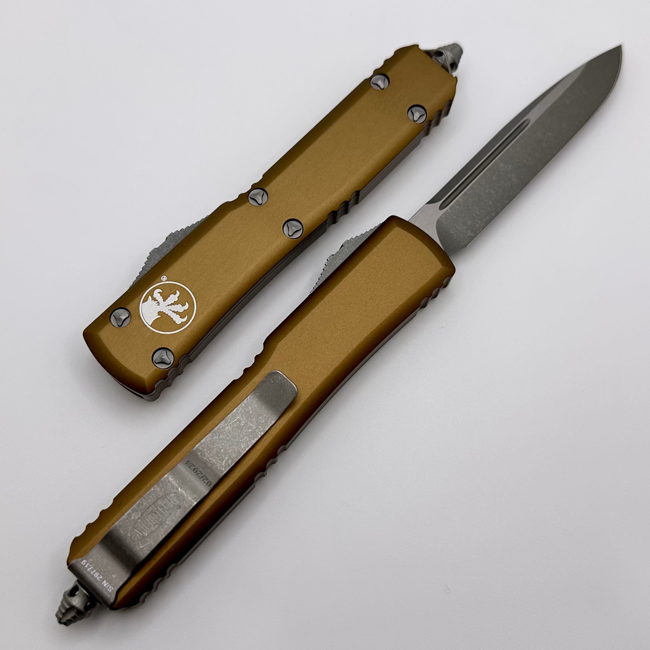 Microtech Ultratech S/E Apocalyptic Standard & Tan 121-10APTA - Premium Tactical OTF Knife