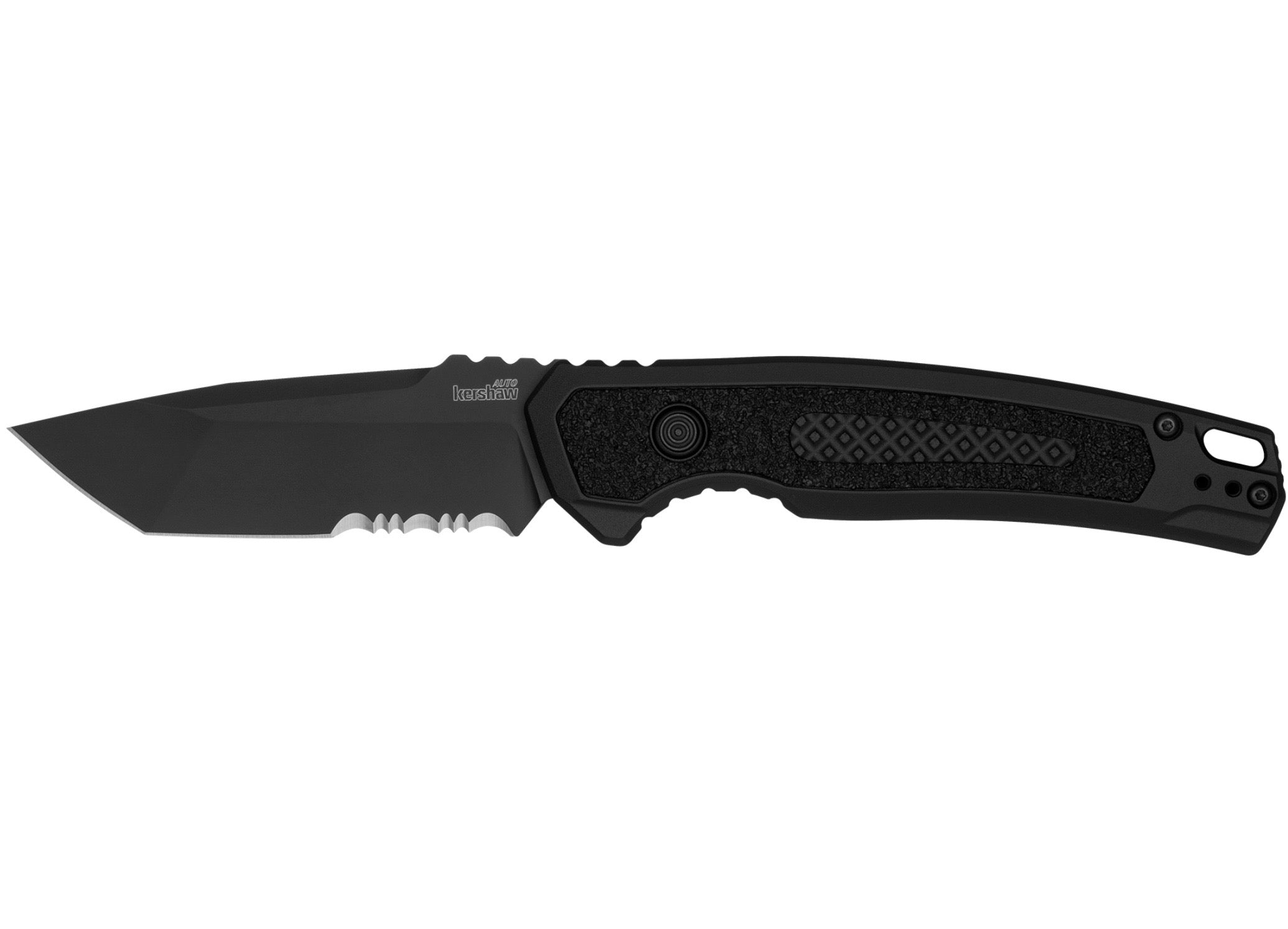 Kershaw Launch 16 Tactical Automatic Knife - Premium Black M4 Tanto Blade