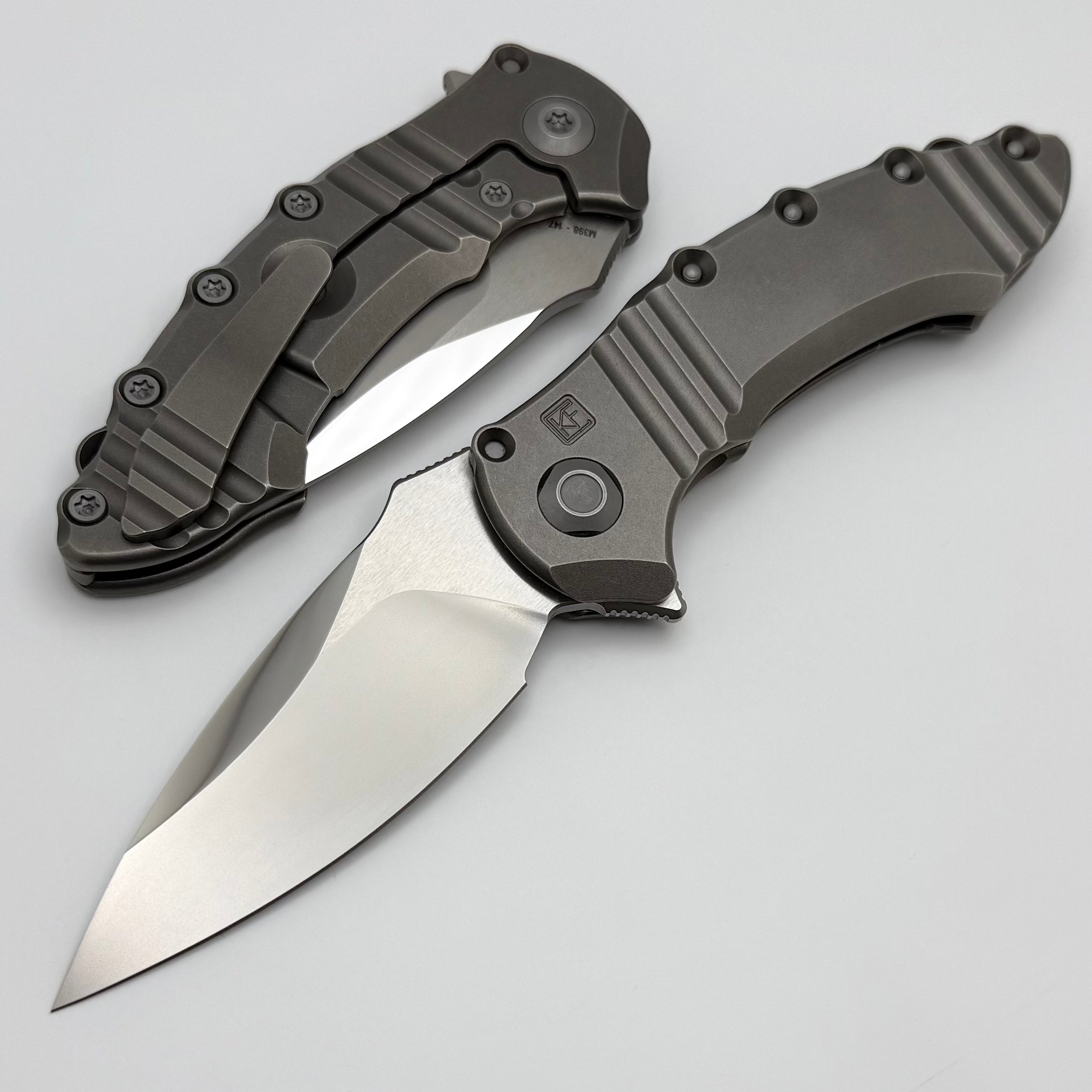 Premium Ecilop-M Titanium Knife by CKF - Ultimate M398 Blade