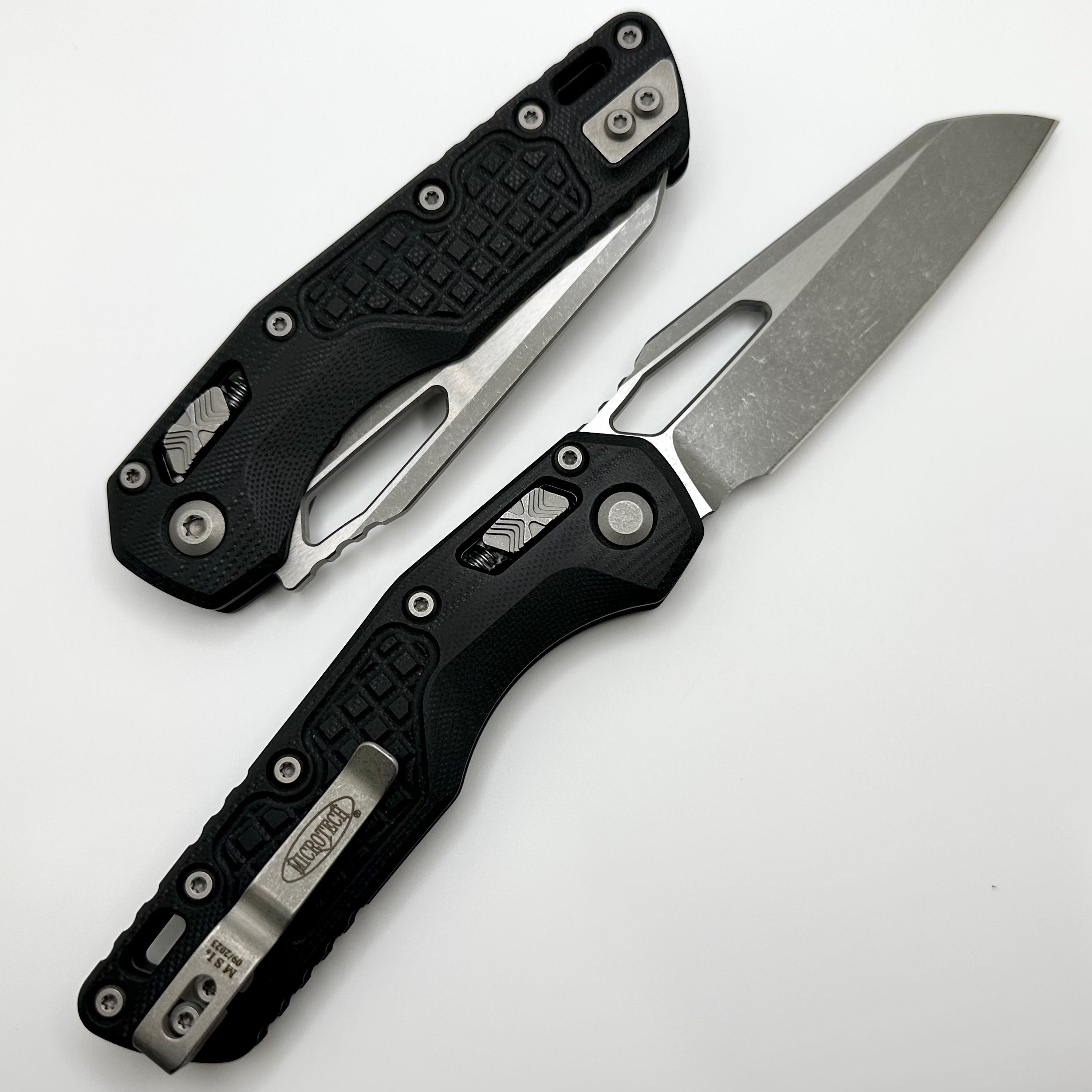 Microtech MSI RAM LOK Frag Black G-10 & M390MK Apocalyptic Folding Knife