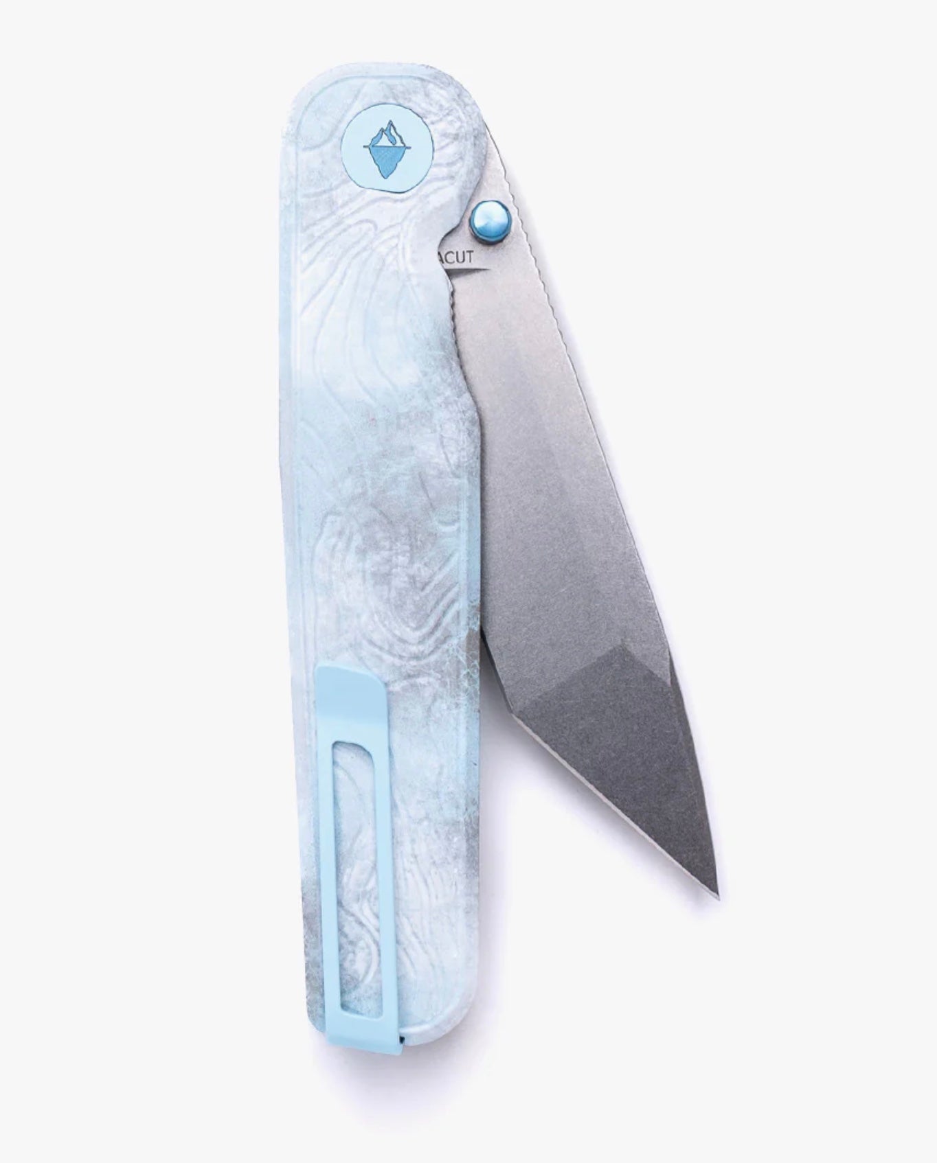 Premium Tactile Knife Rockwall: Ultimate Thumbstud Icefall Design with Tanto MagnaCut Blade