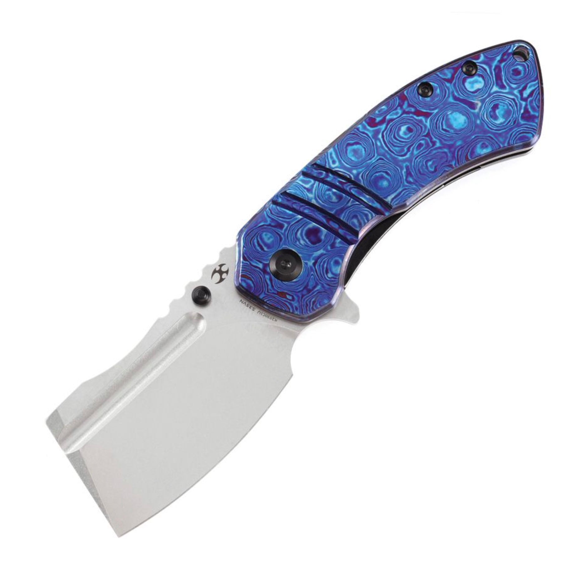 Kansept Premium M+ Korvid Folding Knife with Timascus Scales & S35VN Blade