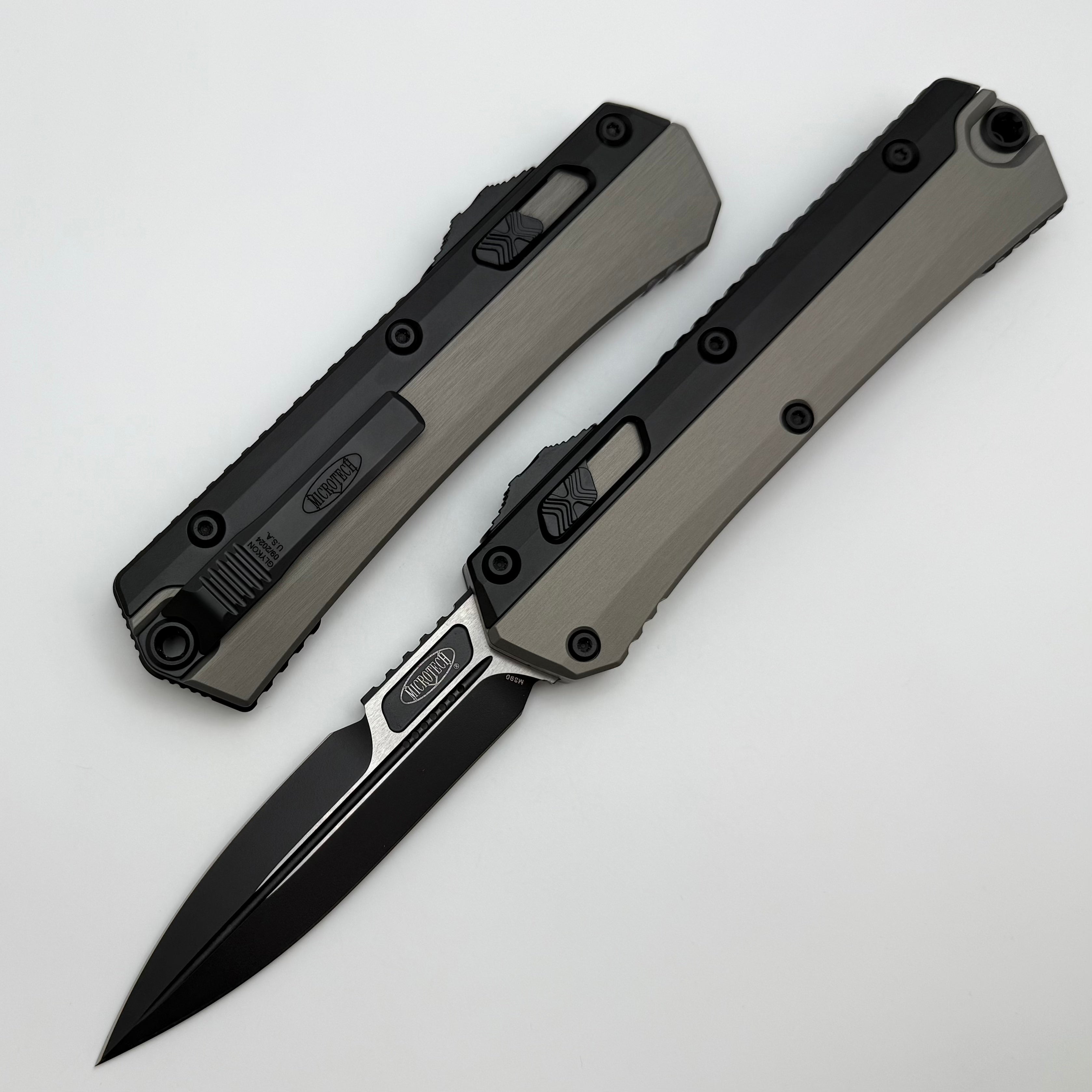Ultimate Microtech Glykon Tactical Bayonet with Natural Clear Handle - Premium M390 Steel