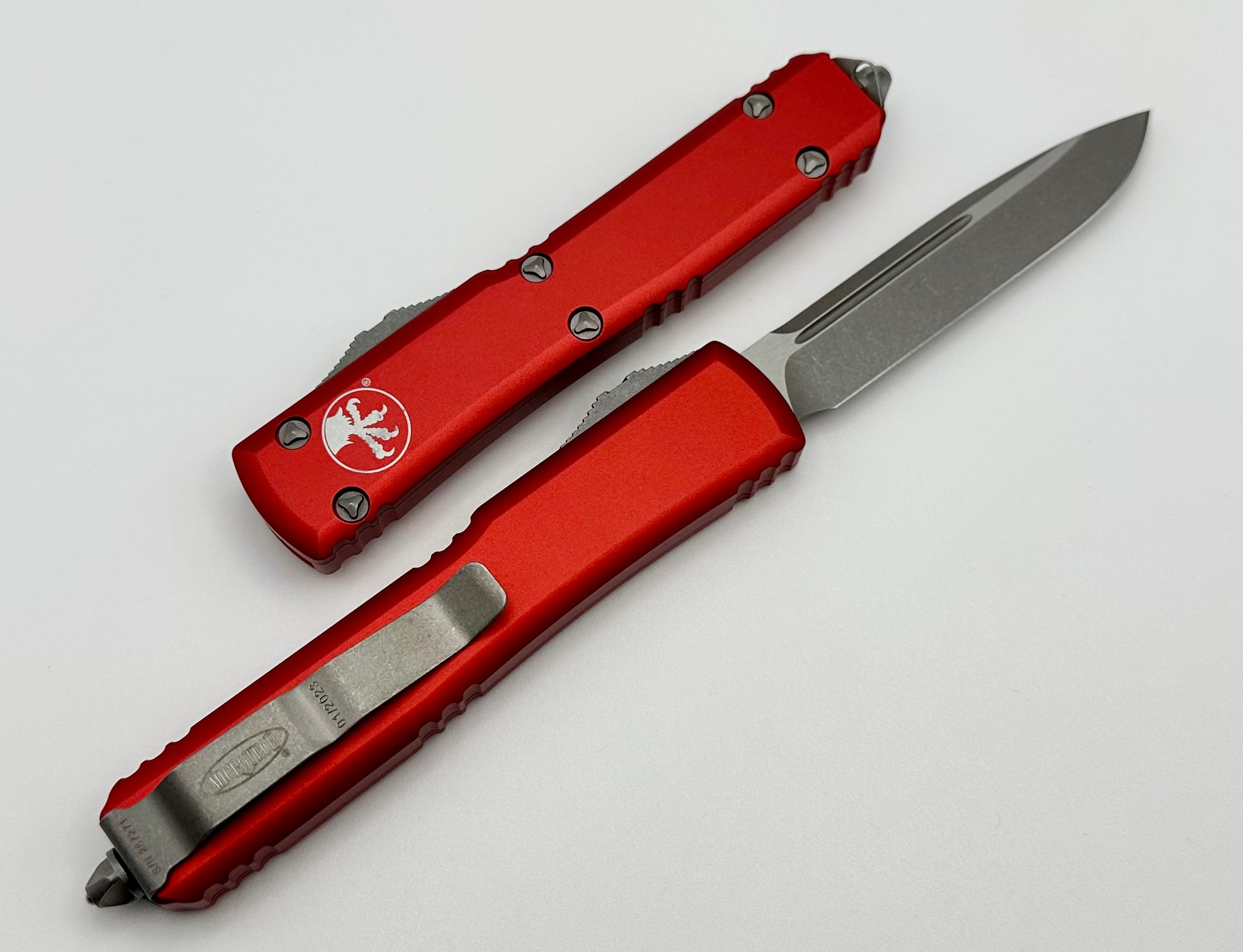 Microtech Ultratech S/E Apocalyptic Standard & Red 121-10APRD - Premium Tactical Knife