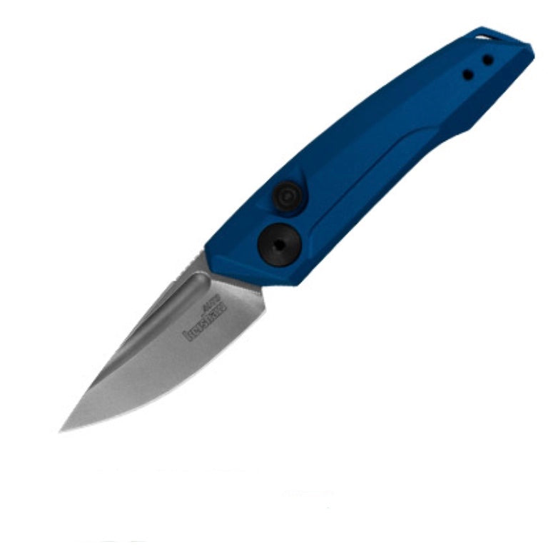 Kershaw Launch 9 Blue Handle Compact Automatic Knife - CPM154 Blade