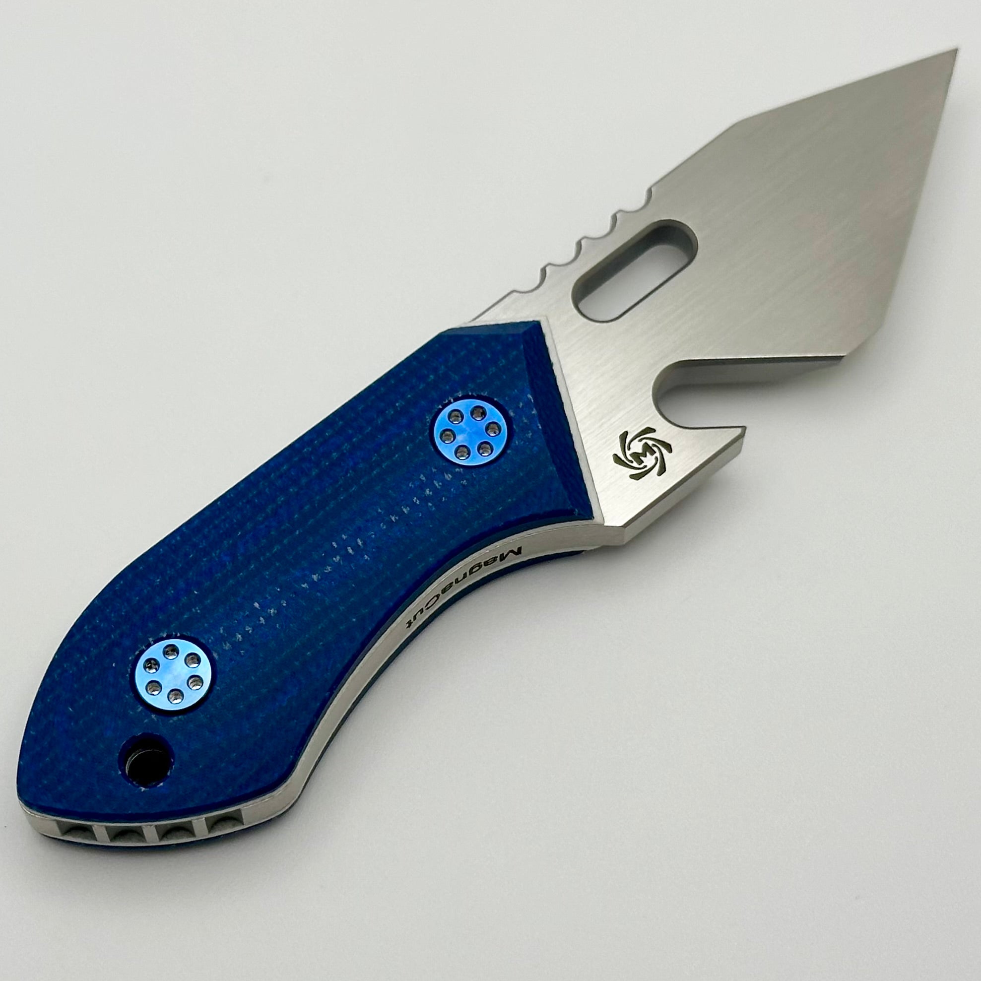 Premium Brew Tool by Mechforce & Jensen Bergman - MagnaCut Blade & Blue Micarta Handle