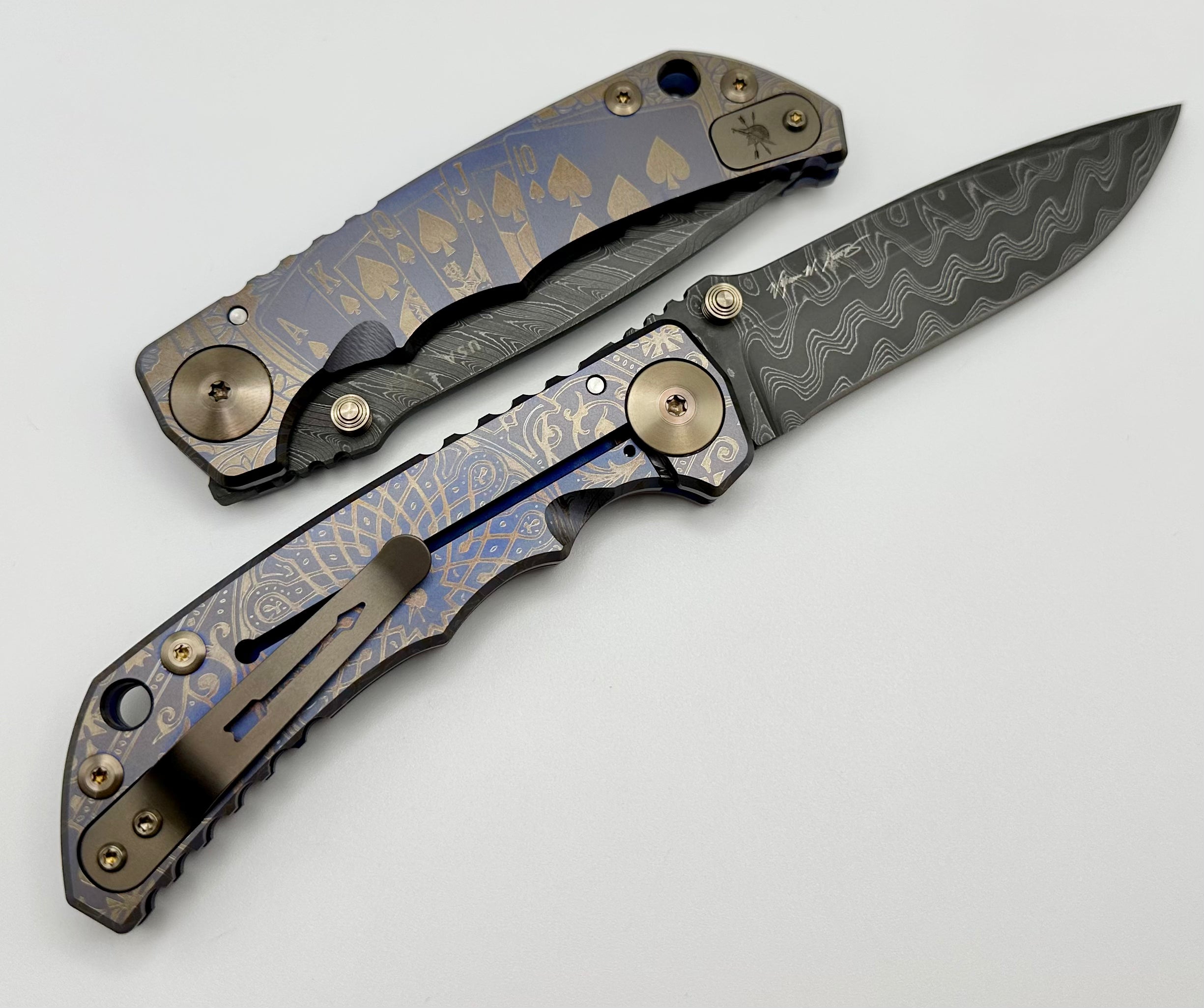 Premium Spartan Blades Harsey Folder 2022 Special Edition - Royal Flush Damascus