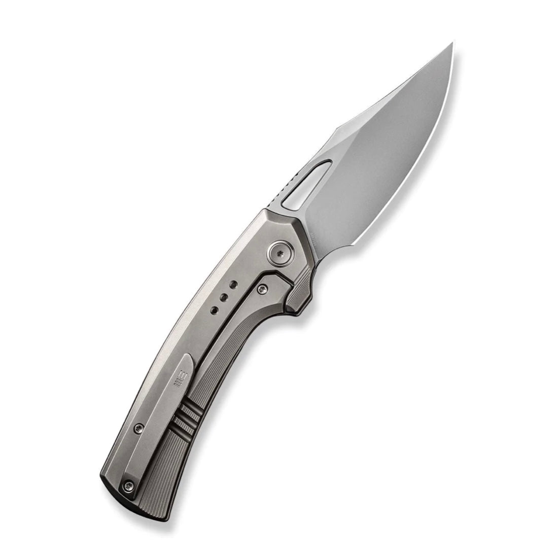 Premium WE Knife Nefaris: Polished Titanium & 20CV Blade - Limited Edition