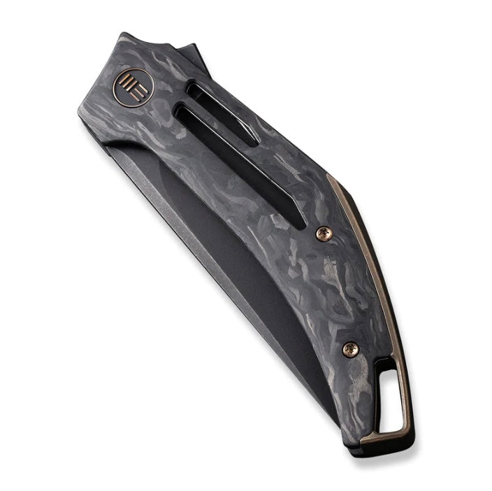 We Knife Speedliner Shredded Carbon Fiber & Black Stonewash 20CV WE22045B-2 - Premium EDC Folding Knife