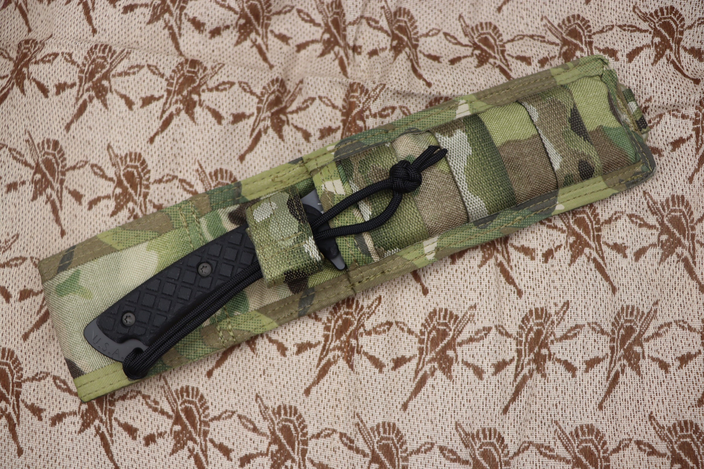 Spartan Blades Horkos Black - Premium Combat Knife with Black Micarta Handles